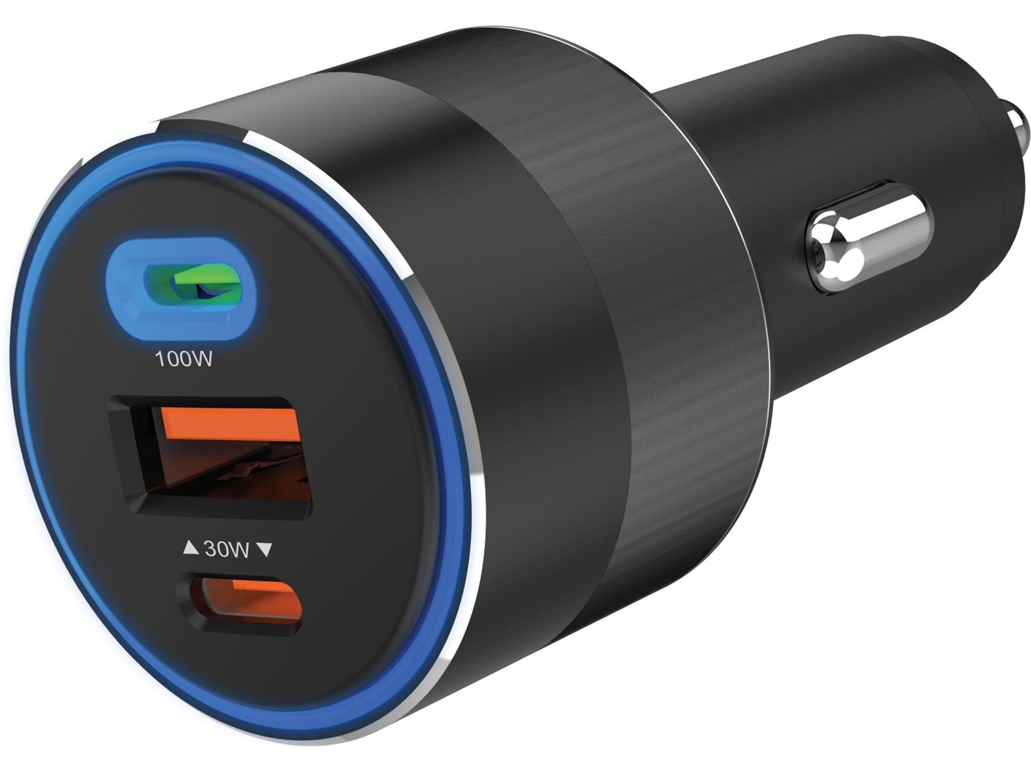 Sandberg Car Charger 3in1 130w Usb-c PD - Handys Adapter Und Ladegeraete 441-49
