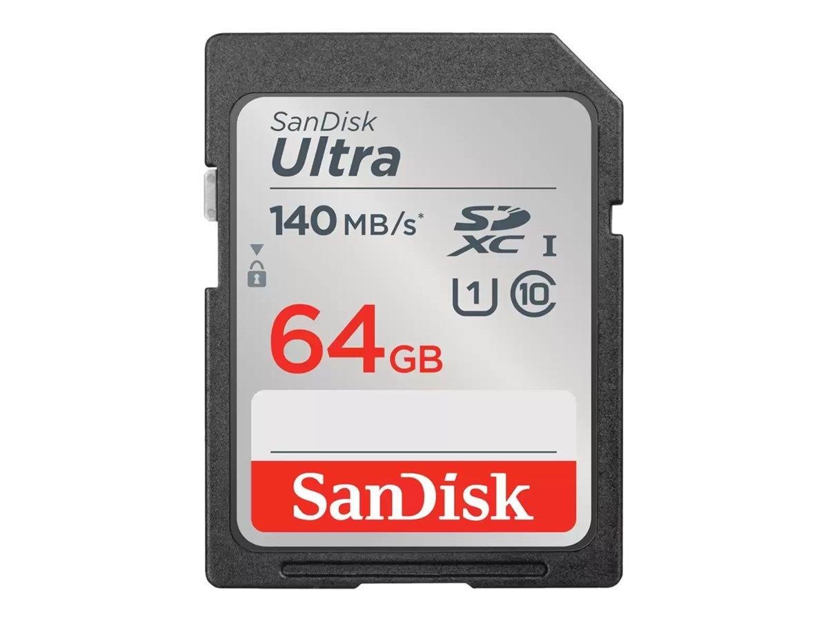 Sandisk Ultra SD - 140mb/s - 64gb - Speicherkarten