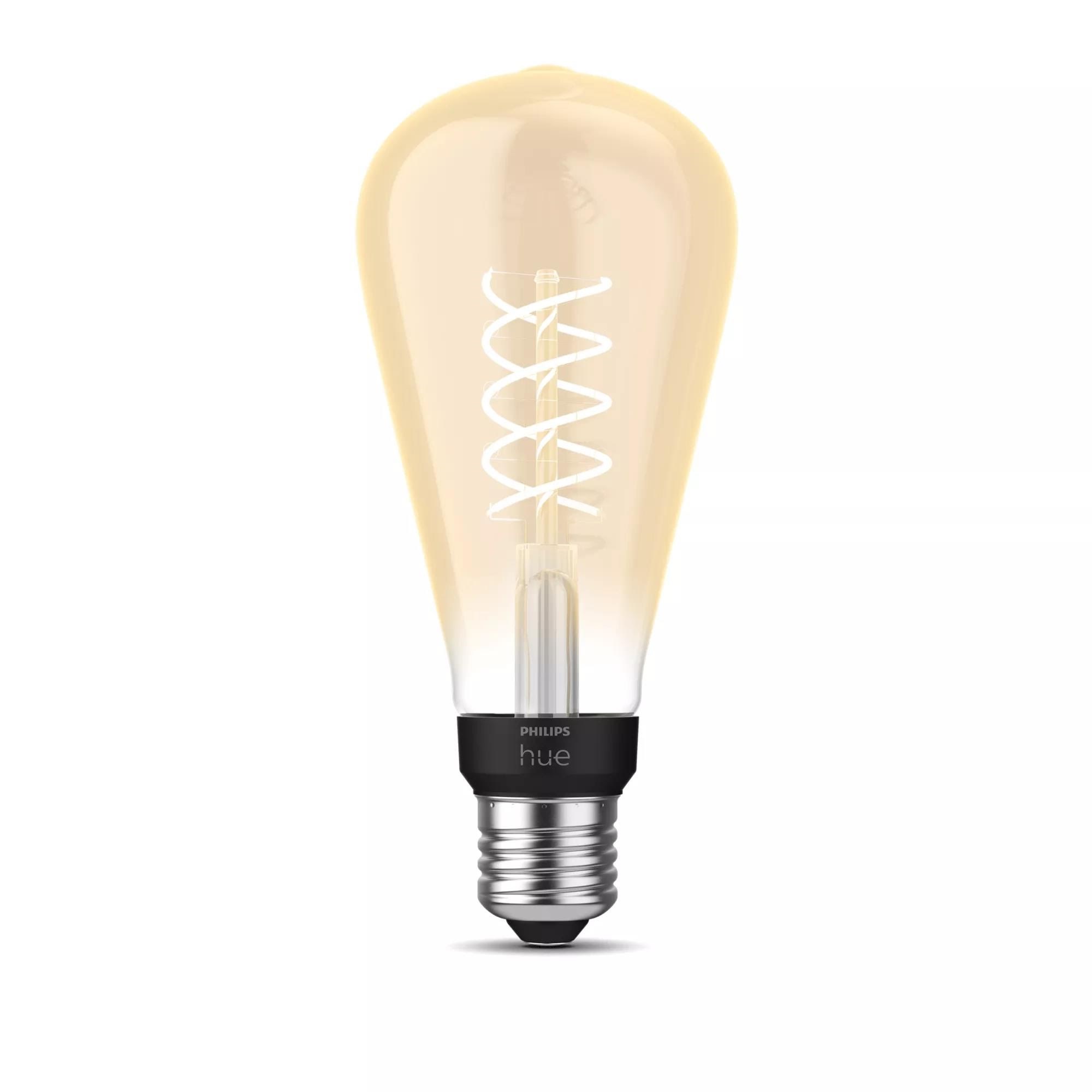 Philips Hue Filament Edison St72 7W White Filament E27 - Smart Home