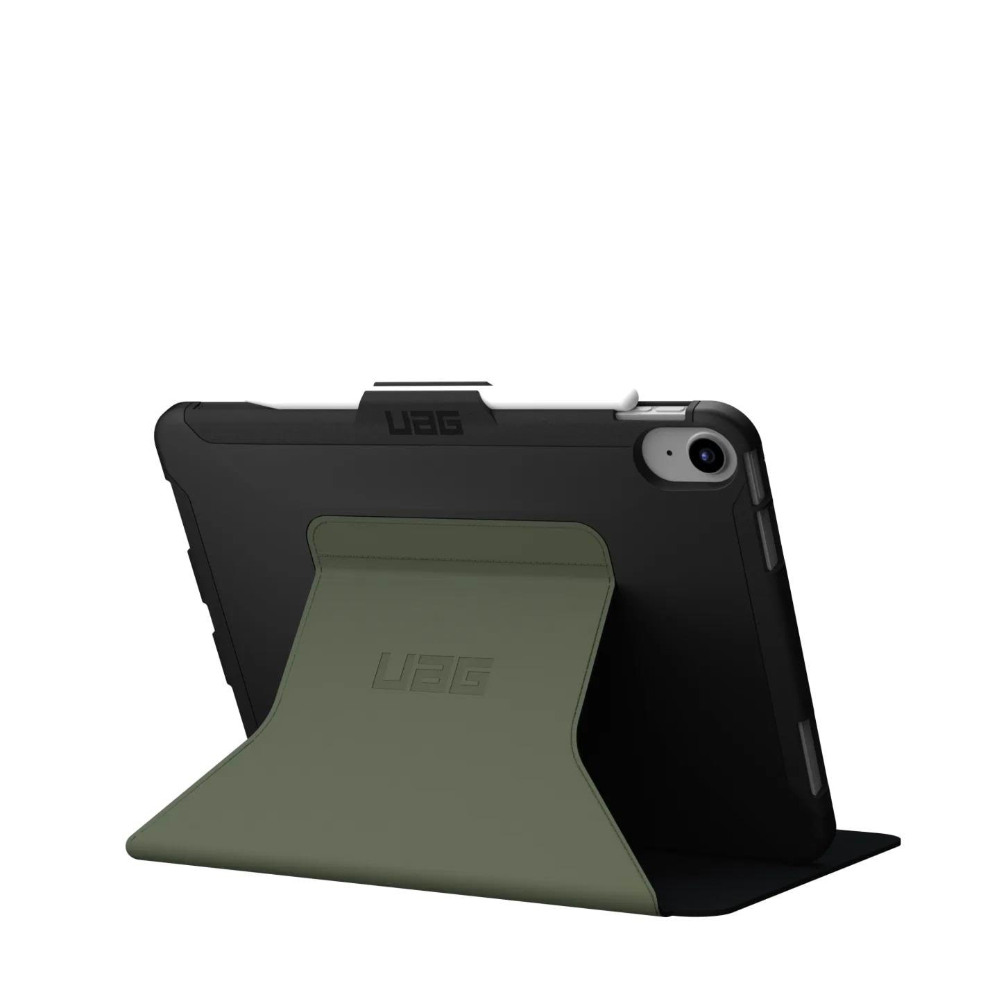 Uag Scout Folio Cover Black/olive - Ipad 10.9" 2022 / 11" 2025 - Tablets Cover Case
