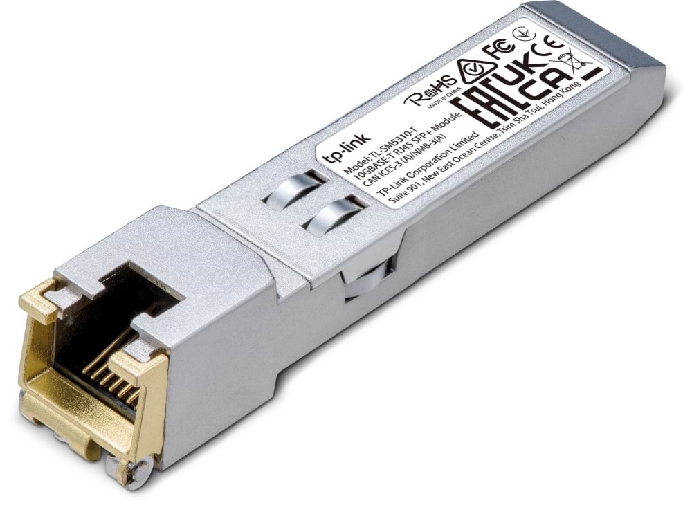 Tp-link Tl-sm5310-t 10g Base-t Rj45 Sfp+ Module - Repeater Transceiver