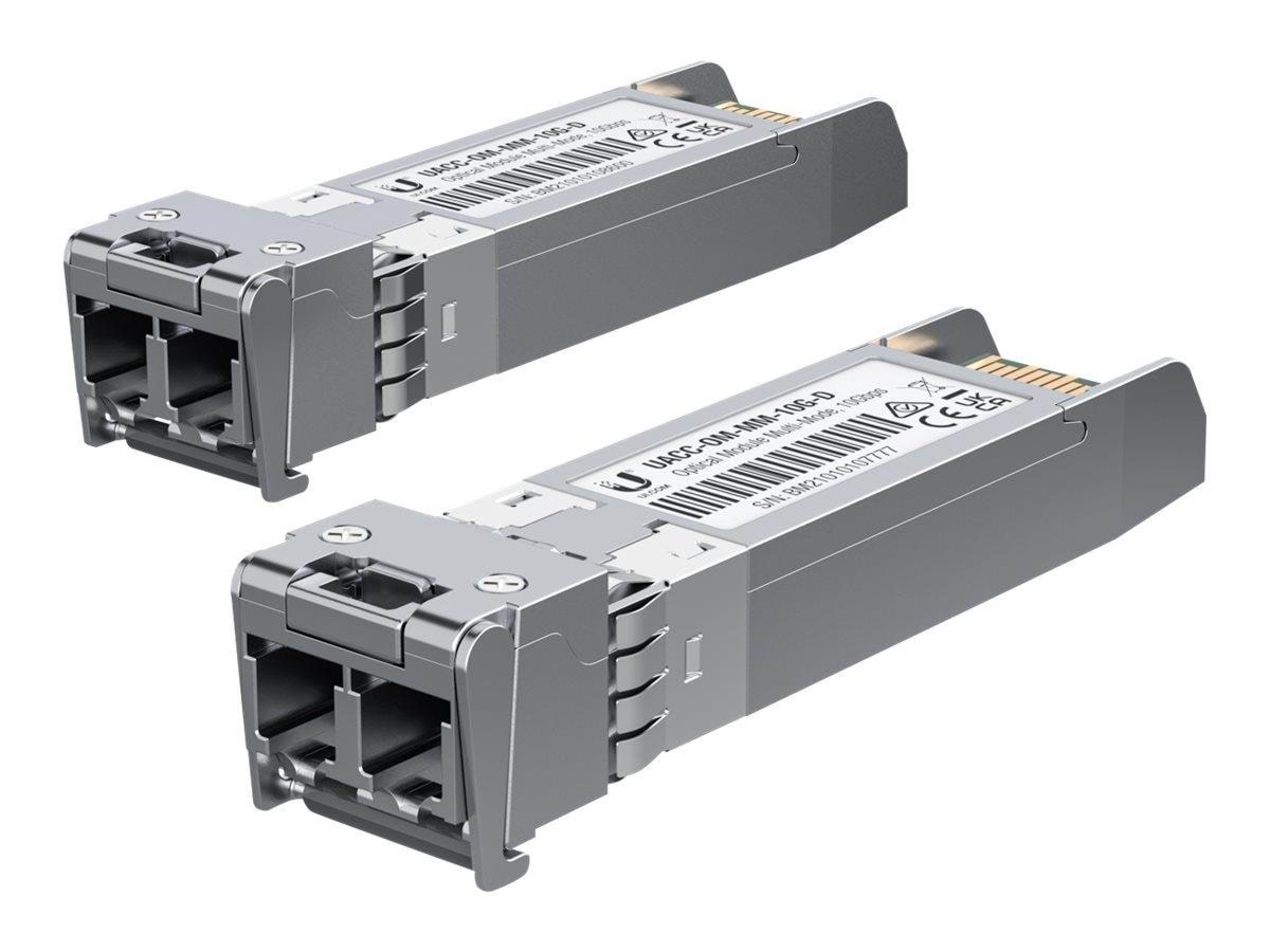 Ubiquiti Uacc-om-mm-10g-d-2 10 Gbps Multi-mode Optical Module (2-pack) - Repeater Transceiver