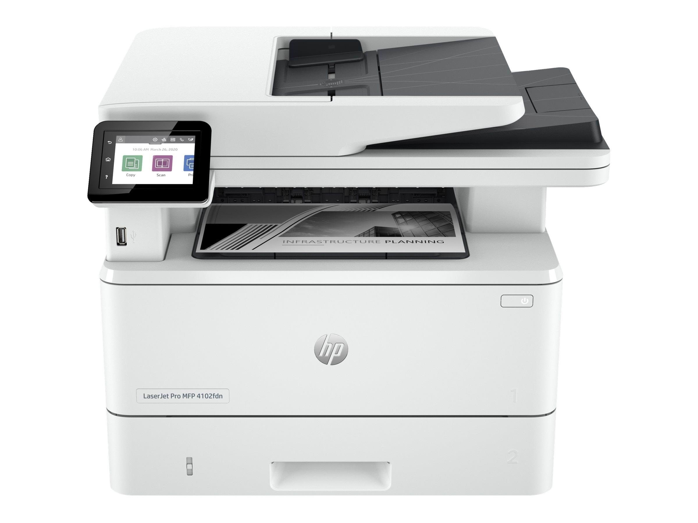 HP Laserjet Pro Mfp 4102fdn All in One Multifunktion - Einfarbig - Laser - Drucker- Drucker