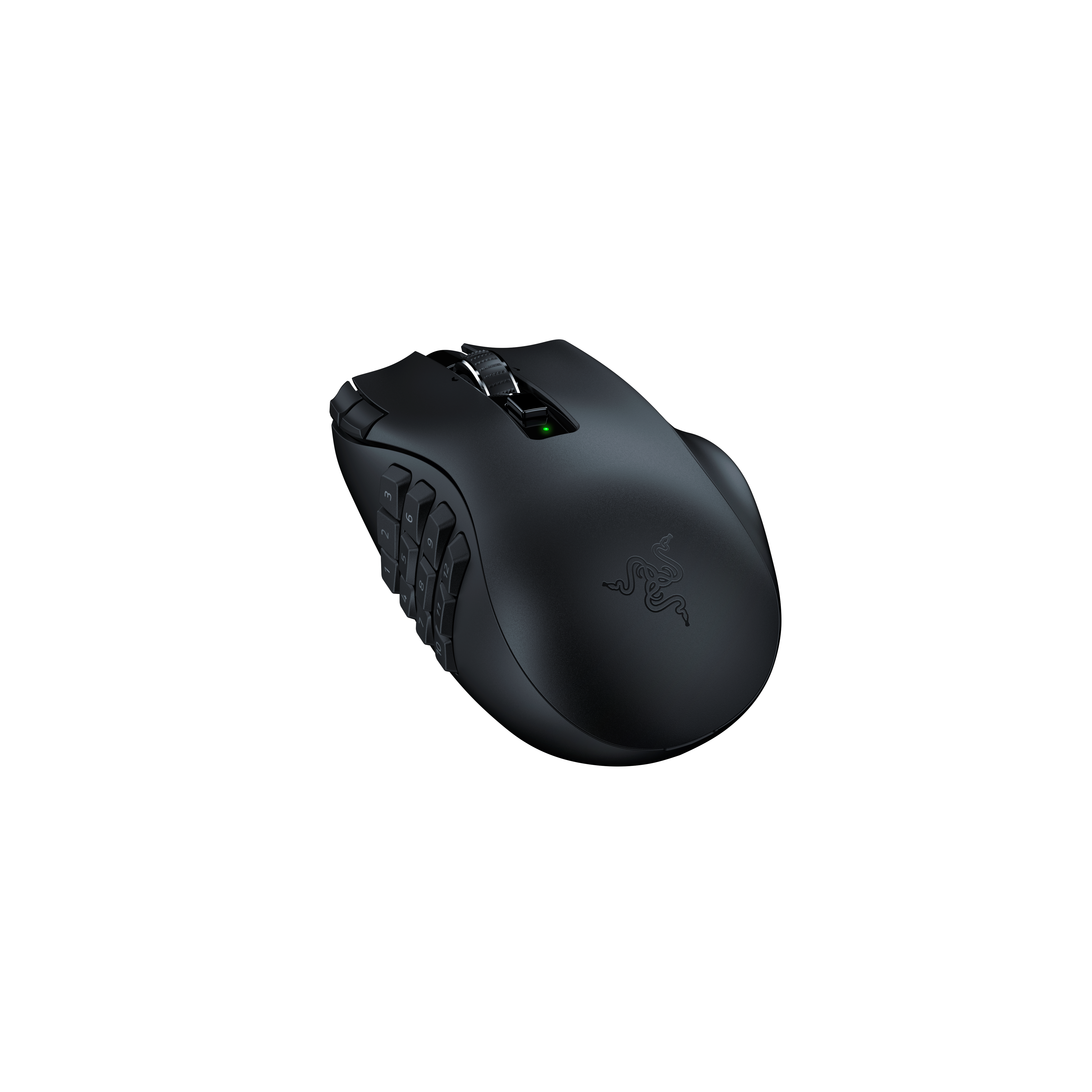 Razer Naga V2 Hyperspeed - Wireless Mmo Gaming Mouse - Gaming Maus (Schwarz) Rz01-03600100-r3g1