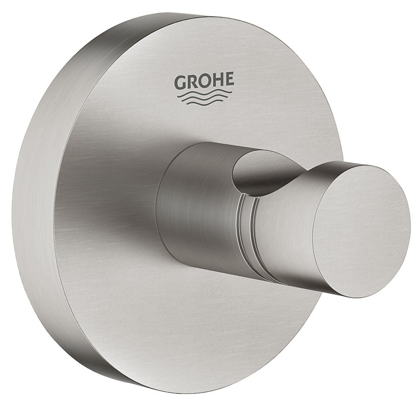 Grohe Essentials Towel Hook, Supersteel - Badezimmerzubehoer