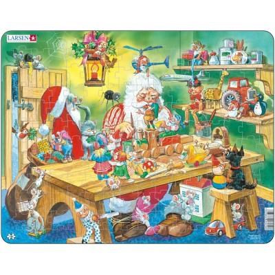 Larsen Puzzles Maxi Santa ́s Workshop 140 Pcs Puzzle