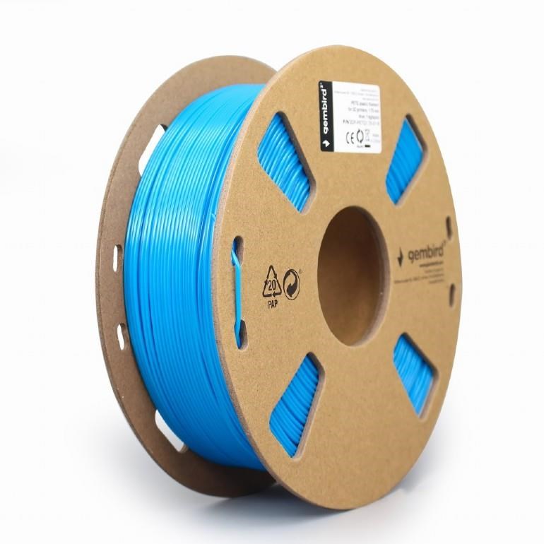 Gembird Petg (Pet, Pett) Filament - Blue - 1.75mm ø - 1 kg - Filament 3D Drucker