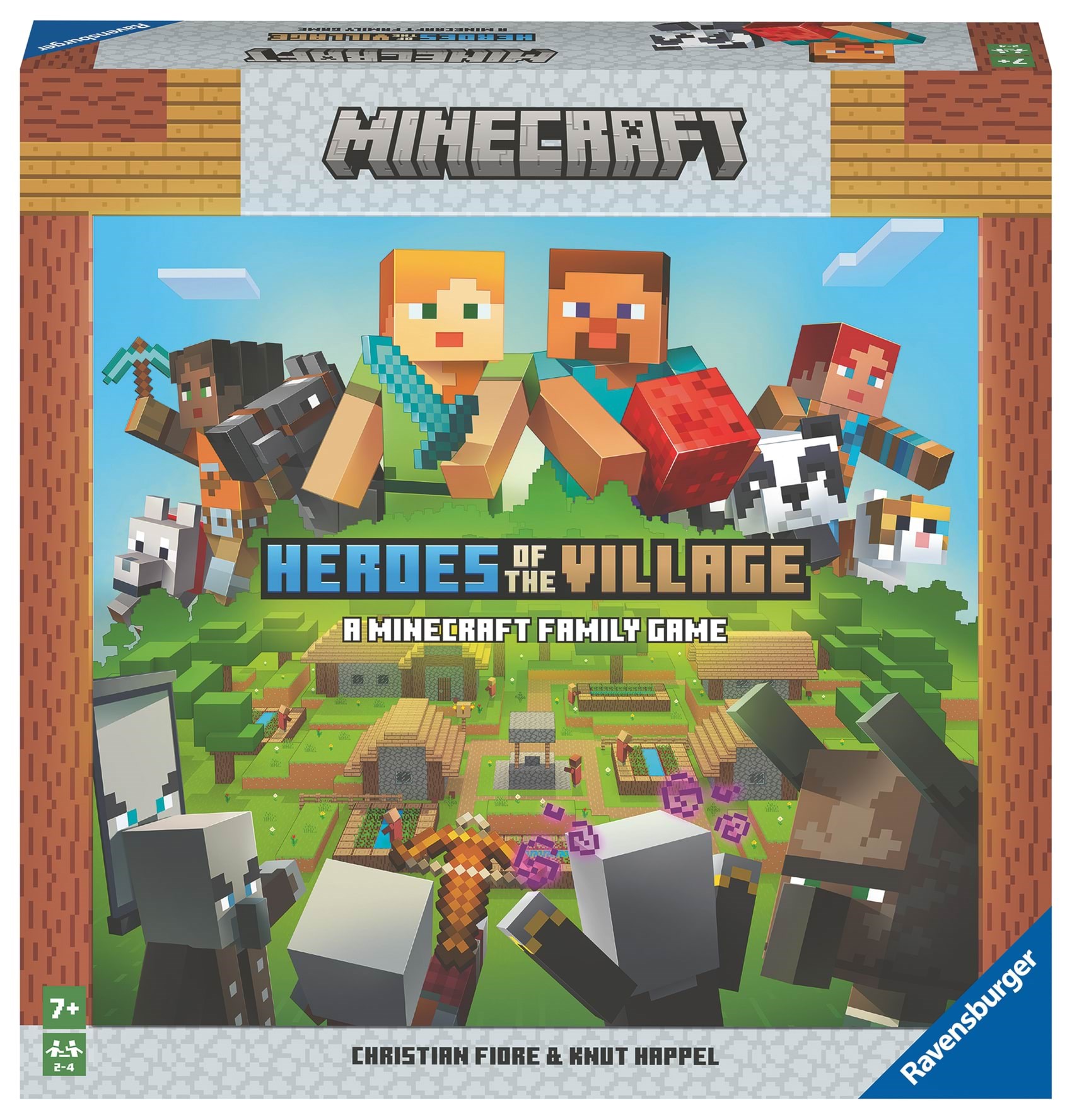 Ravensburger Minecraft Heroes of The Village Sv/da/no/fi - Brettspiele 10620941