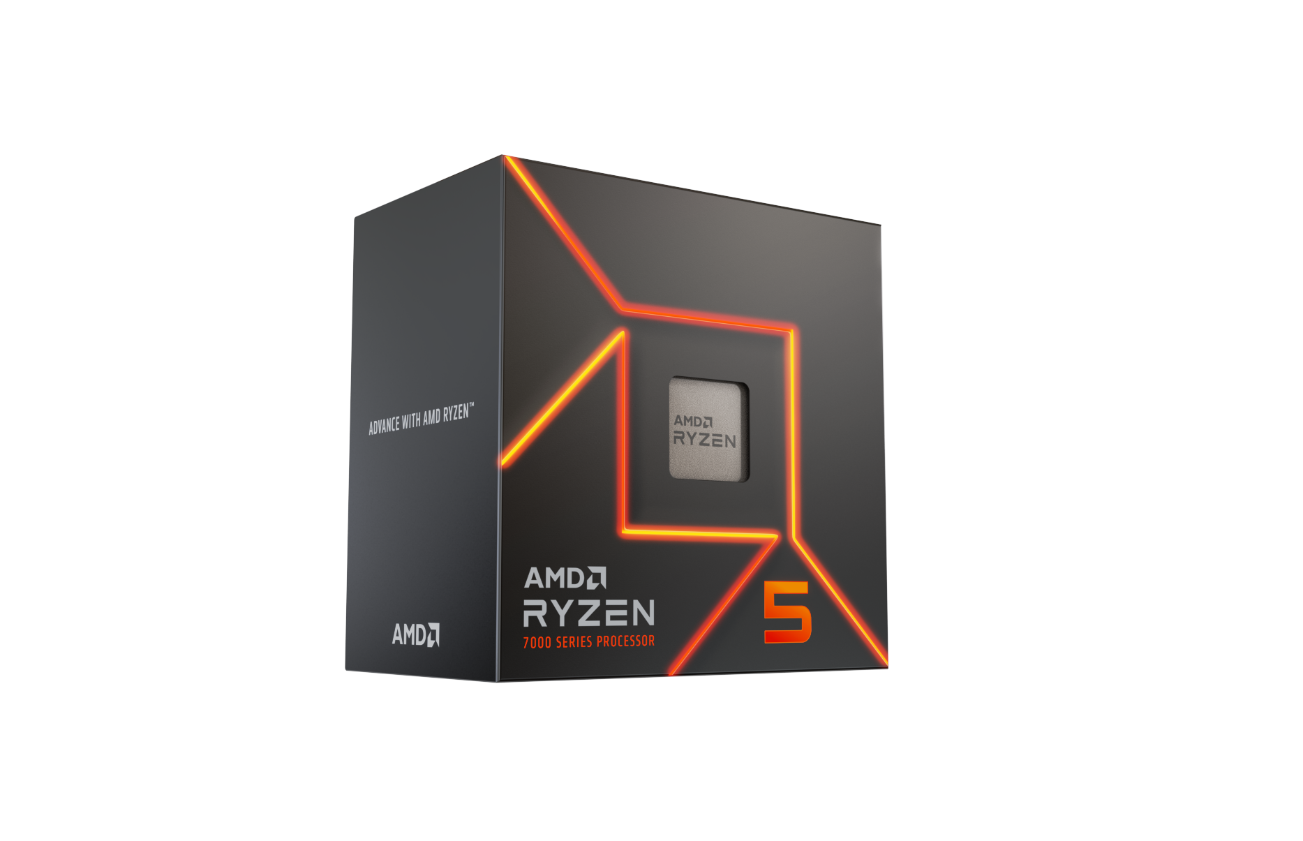 Amd Ryzen 5 7600 Wraith Stealth Cpu - 6 Kerne - 4 Ghz - Amd Am5 - Amd Boxed (Mit Kühler)