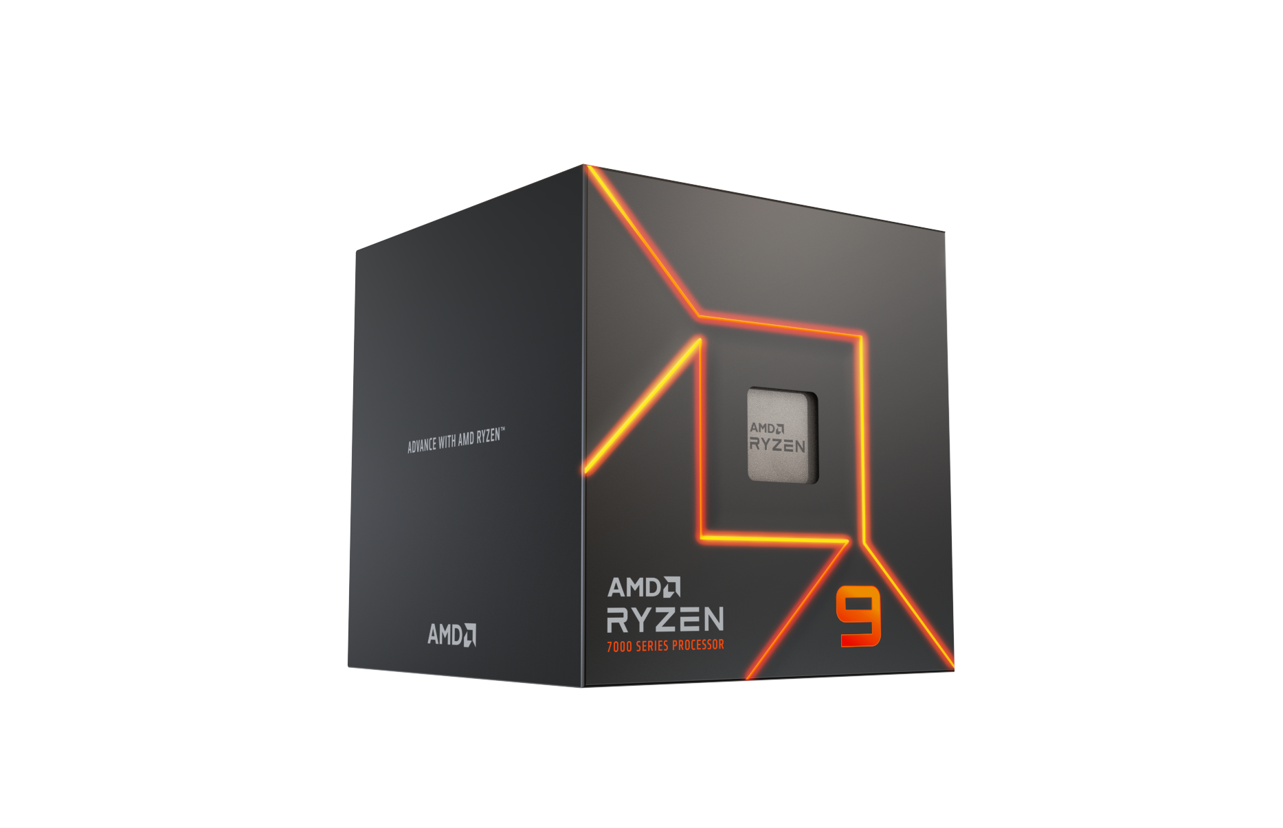 Amd Ryzen 9 7900 Wraith Prism Cpu - 12 Kerne - 4 Ghz - Amd Am5 - Amd Boxed (Mit Kühler)