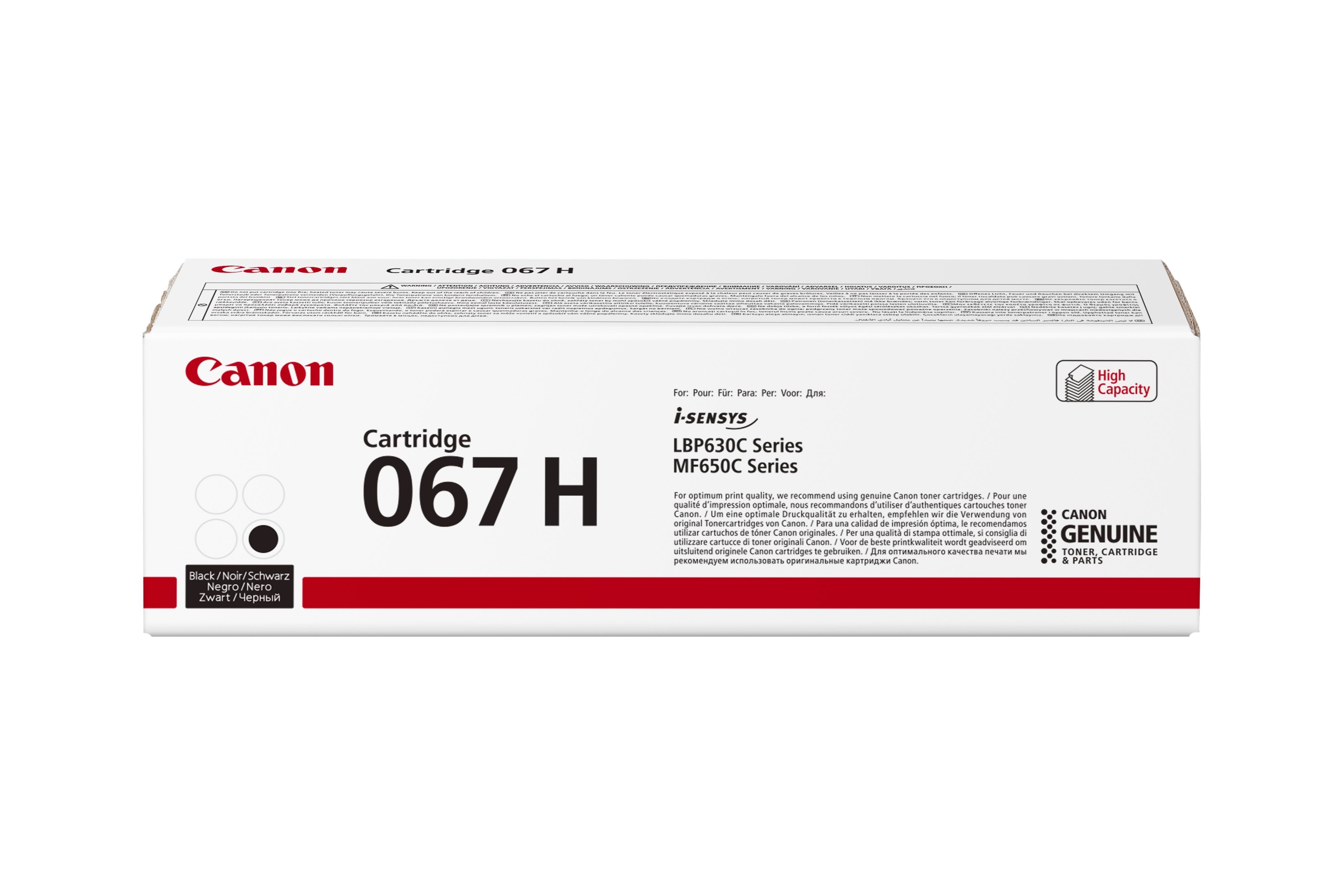 Canon Crg 067h / 5106c002 High Black - Druckerzubehoer Tinte Toner Schwarz