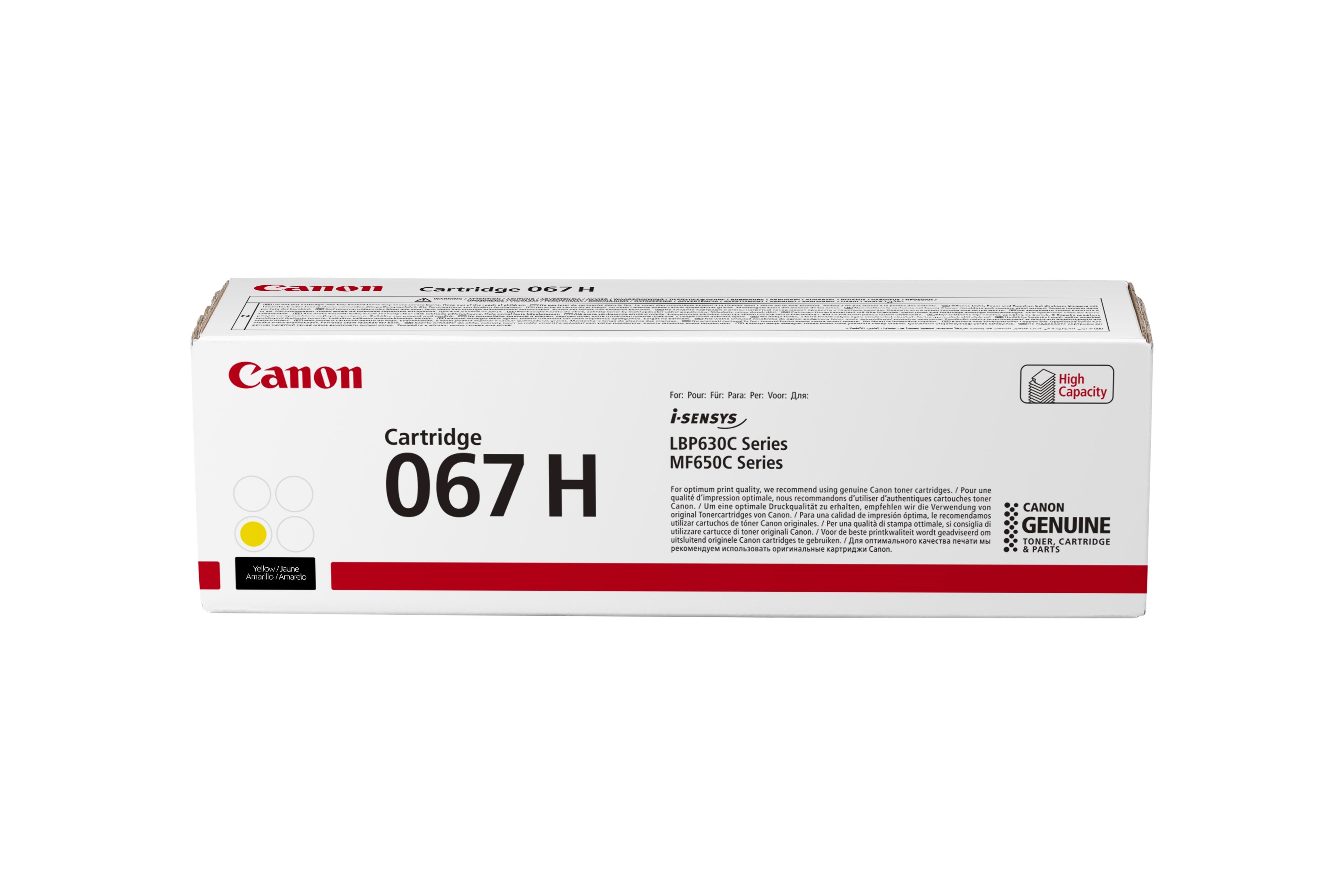 Canon Crg 067h / 5103c002 High Yellow - Druckerzubehoer Tinte Toner Gelb