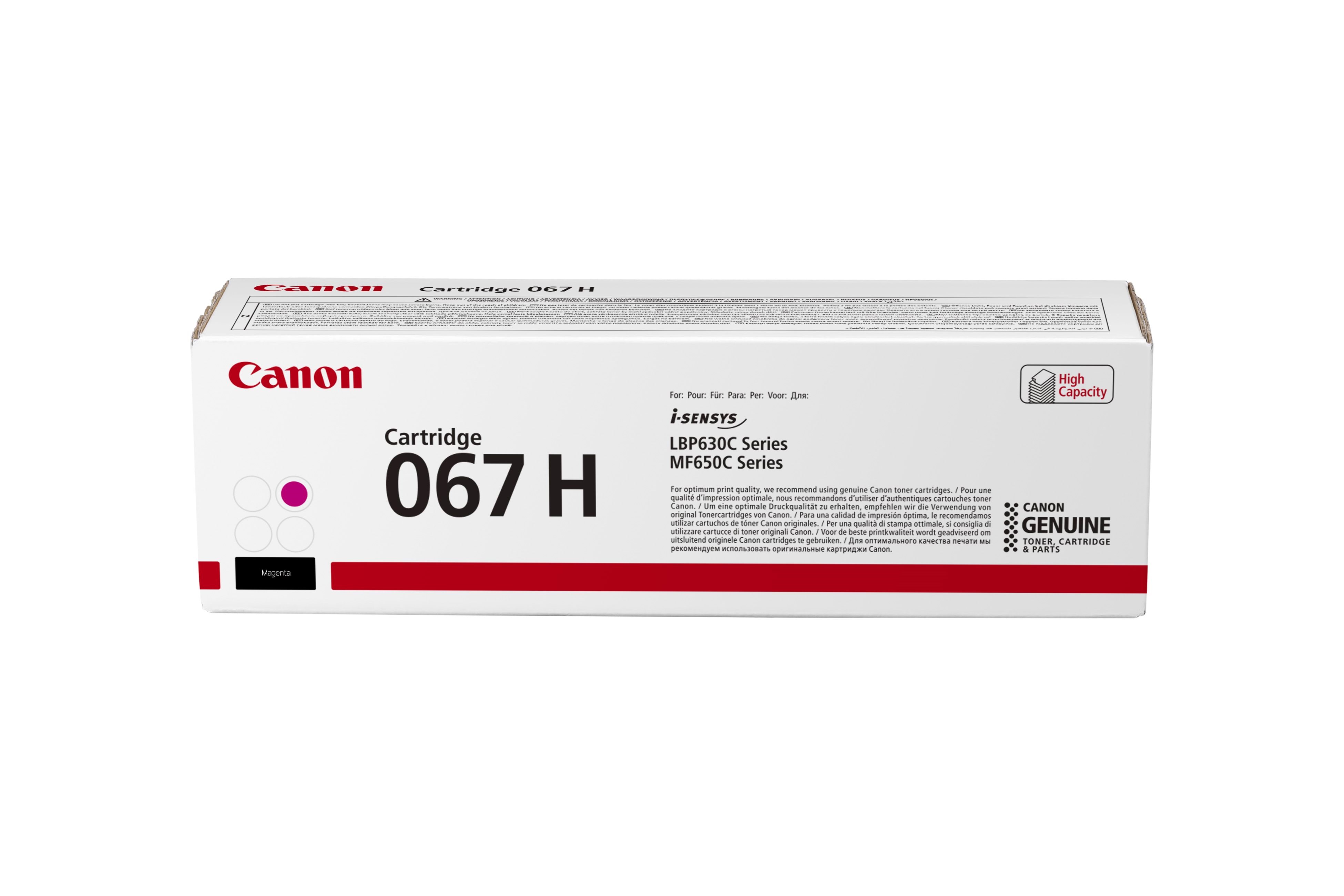 Canon Crg 067h / 5104c002 High Magenta - Druckerzubehoer Tinte Toner