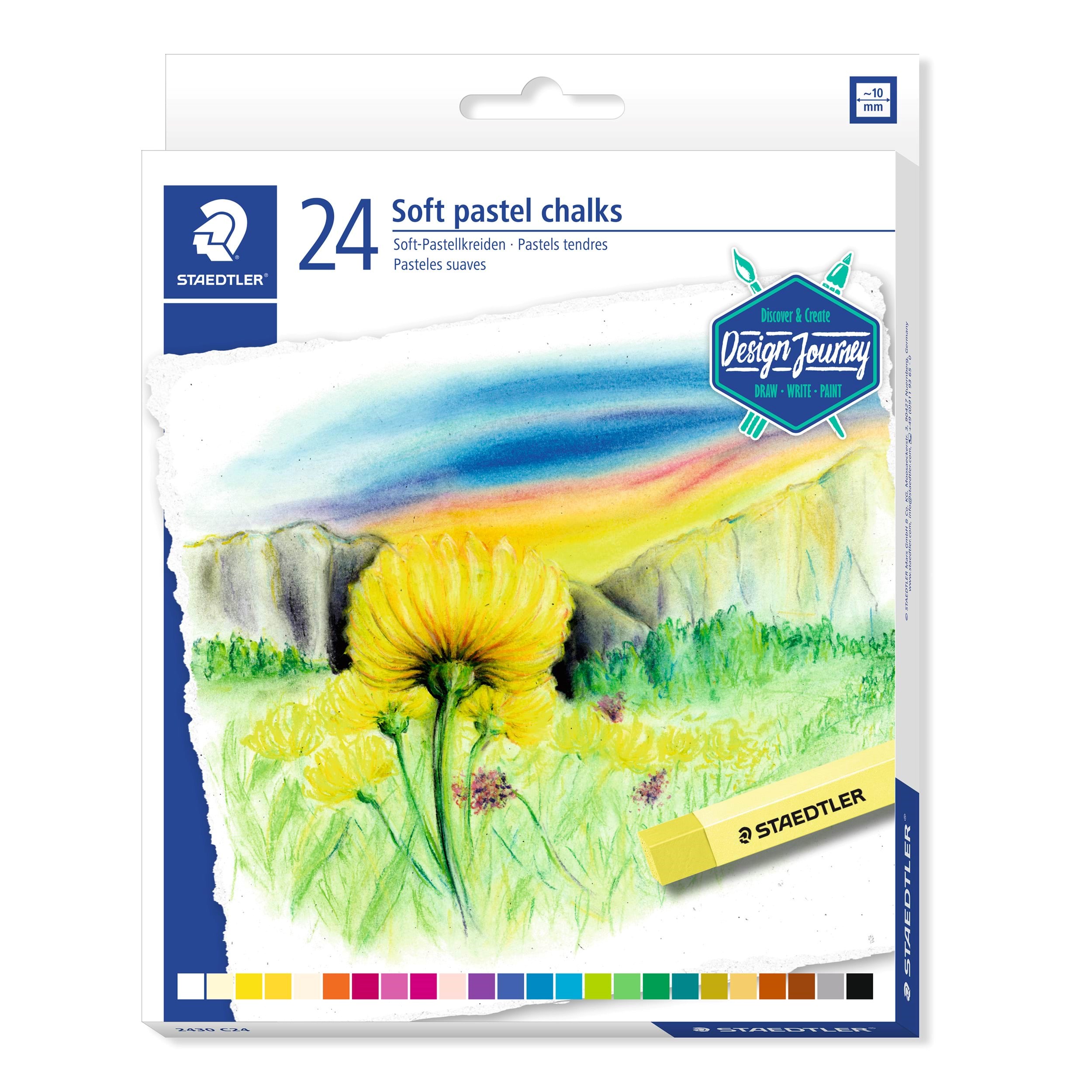Staedtler Soft Pastel Chalk 24pcs. - Utensilien Zum Schreiben Und Zeichnen