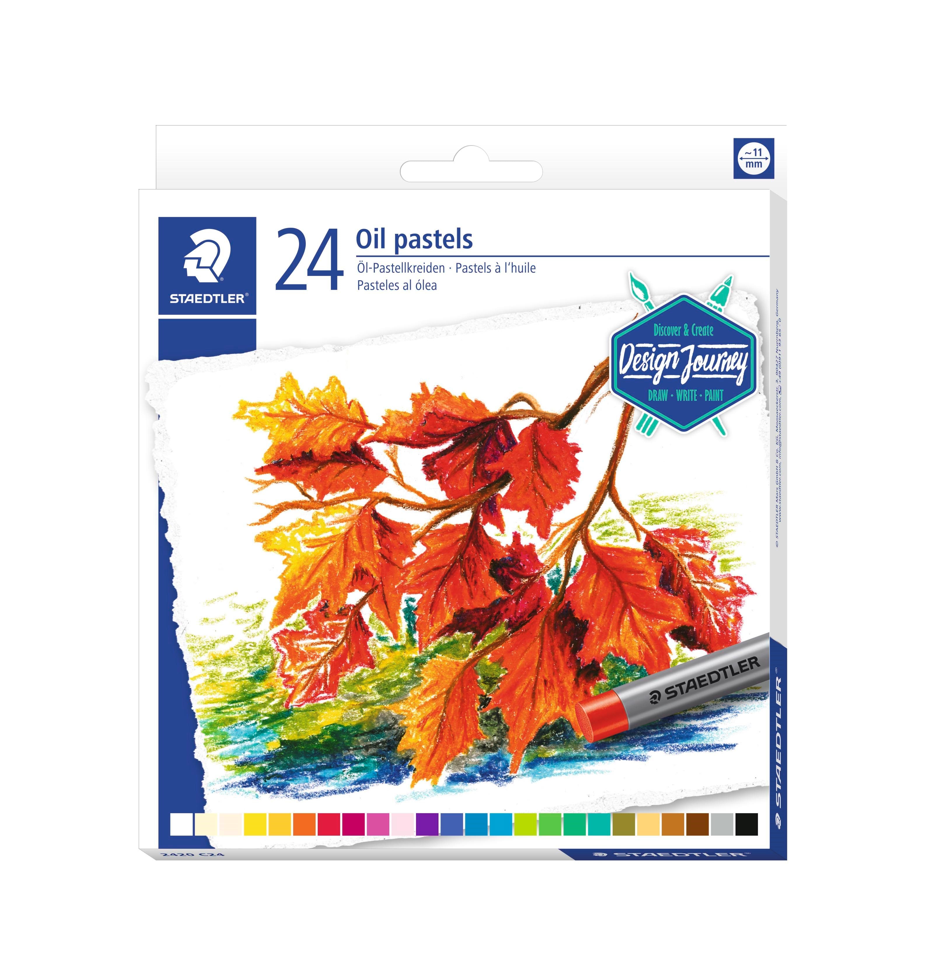 Staedtler Oil Pastel 24 Pcs. Box - Utensilien Zum Schreiben Und Zeichnen 2420 C24