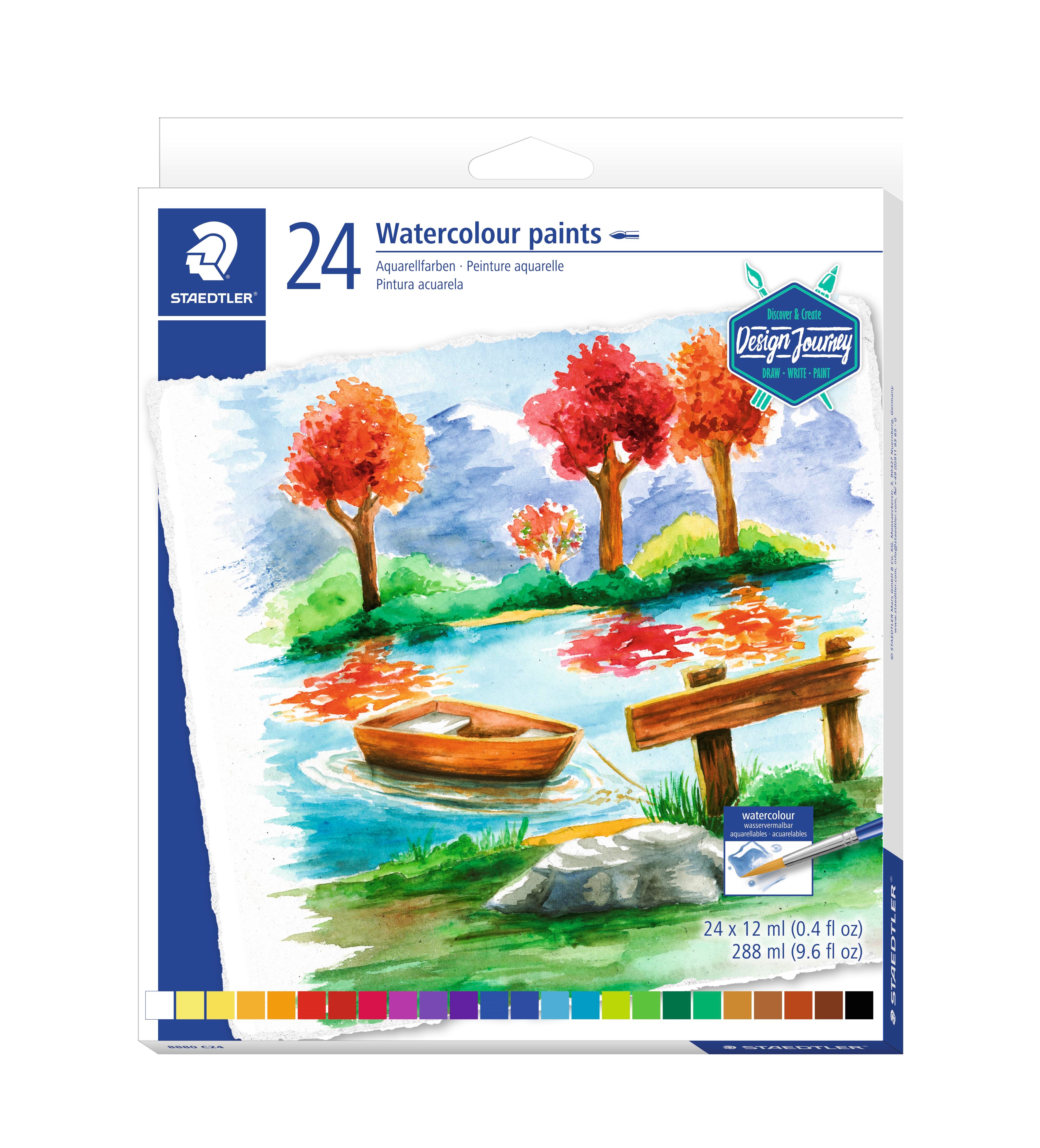 Staedtler Watercolour Paint 24pc - Hobby Zubehoer 8880 C24