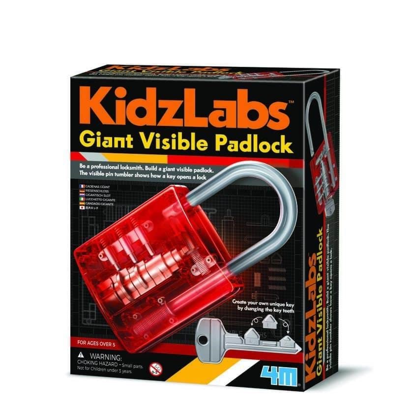 4M Kidzlabs / Giant Visible Padlock - Interaktives Spielzeug Ardunio Und Aehnliche 4m-03445