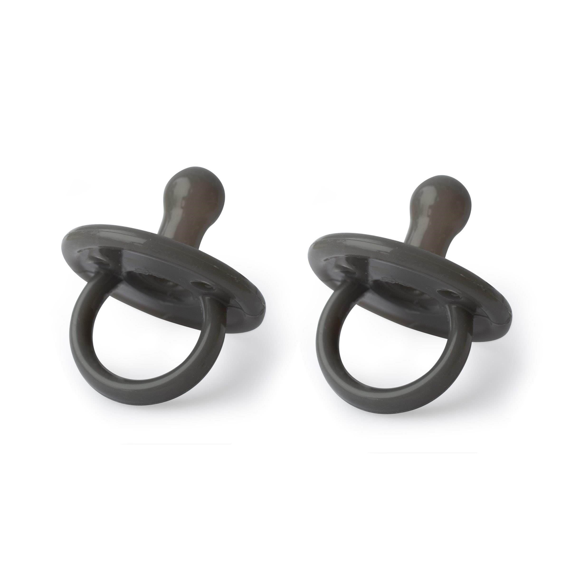 Filibabba Silicone Pacifier 2-pack - Stone Grey - Babypflege