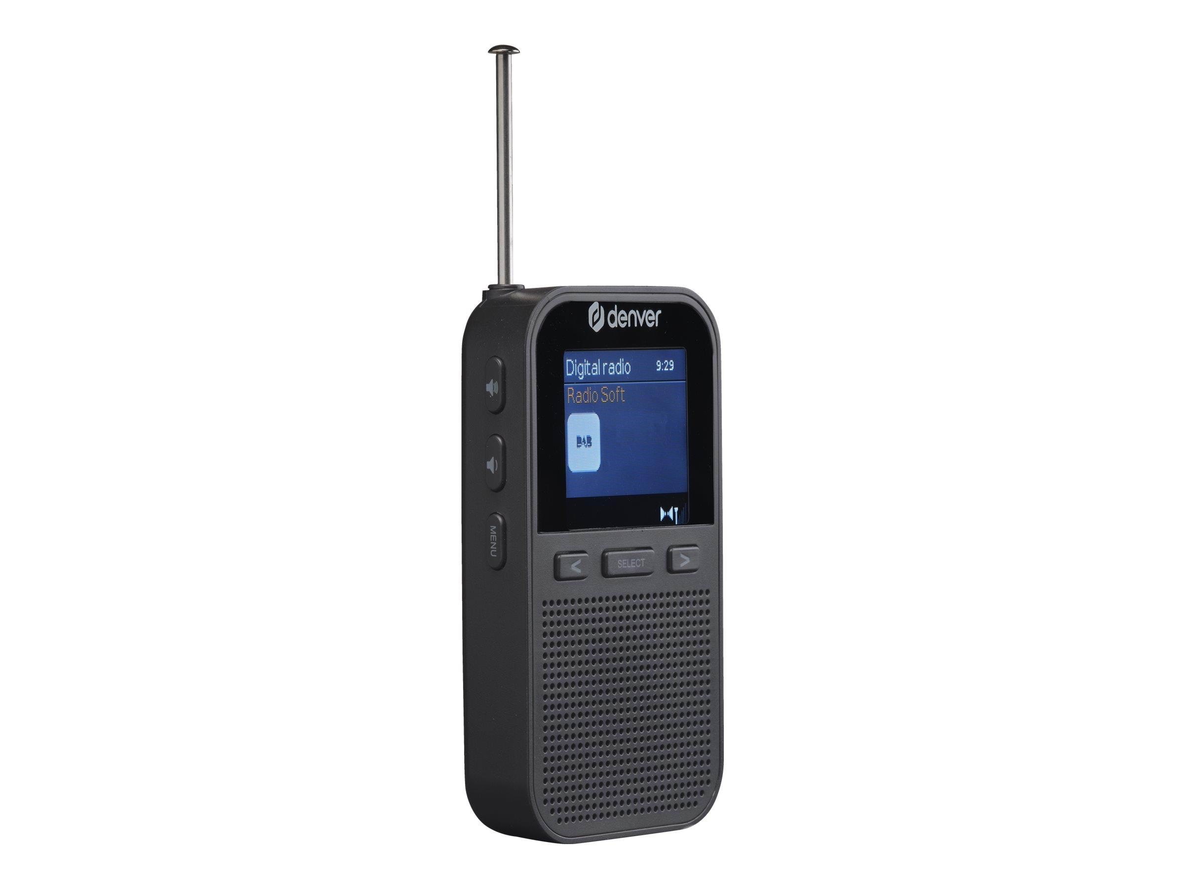 Denver Dah-126 - Dab Portable Radio - Dab/dab+/FM - Dab Netzwerk Und Radiowecker