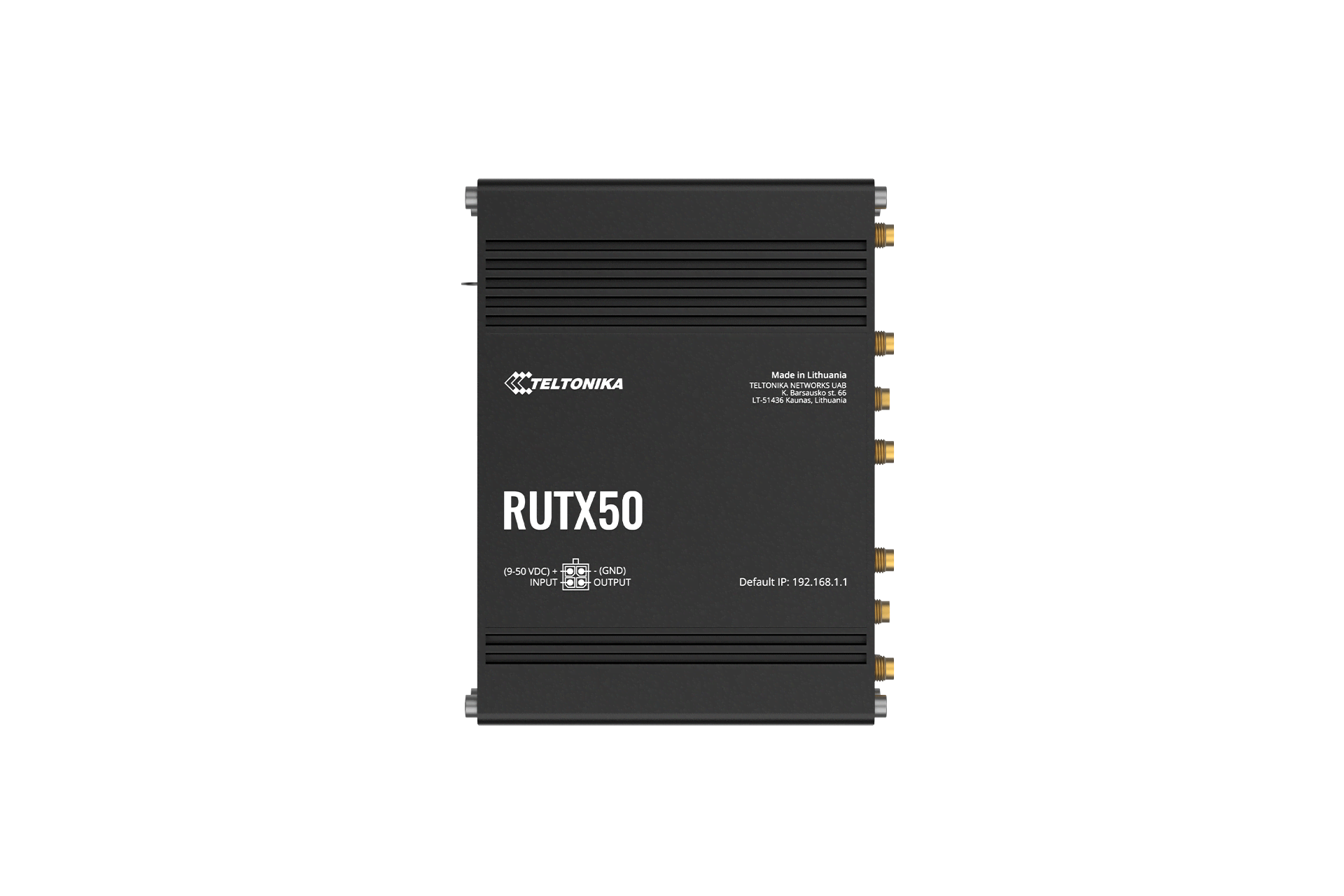 Teltonika Rutx50 Industrial 5G Router (Rutx50000000) - Wireless Router 802.11a/b/g/n/wi-fi 5 Wave 2 - Wlan Router