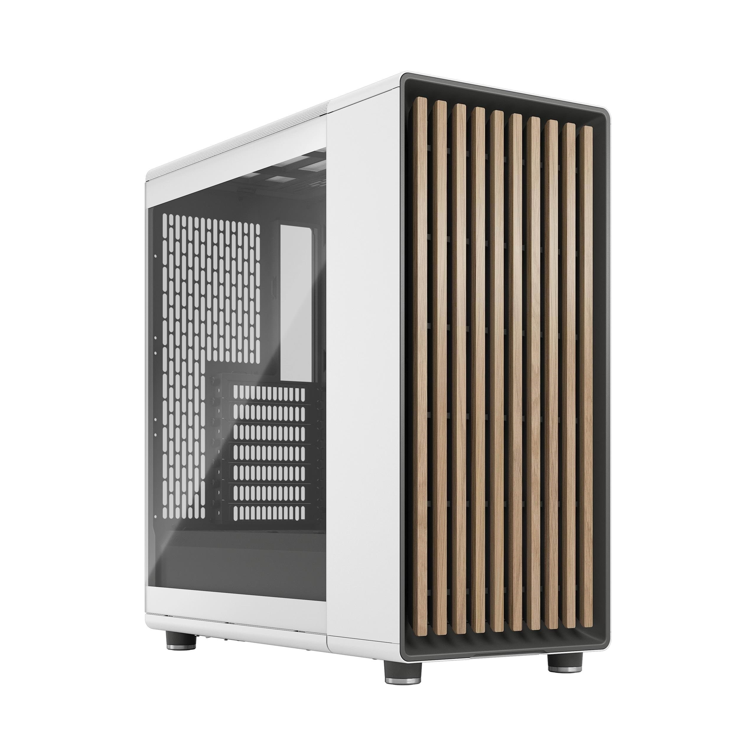 Fractal Design North TG - Chalk White - Gehäuse - Miditower - Weiß - Gehaeuse