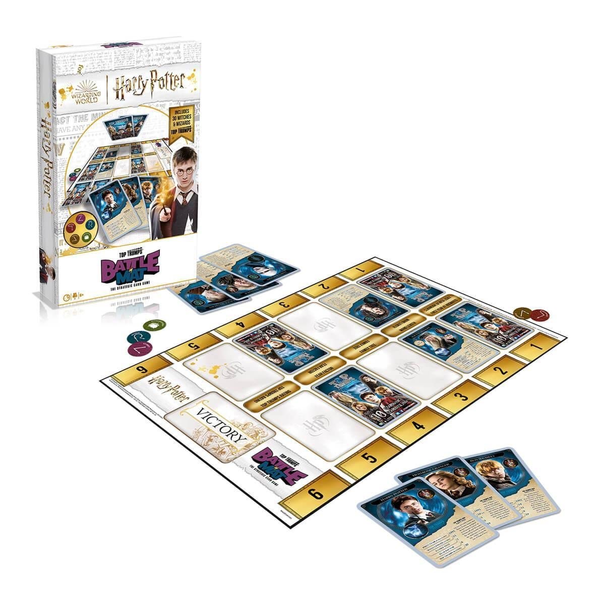 Winning Moves Harry Potter Top Trumps Battle Mat Card Game (Eng) - Brettspiele 5053410005016