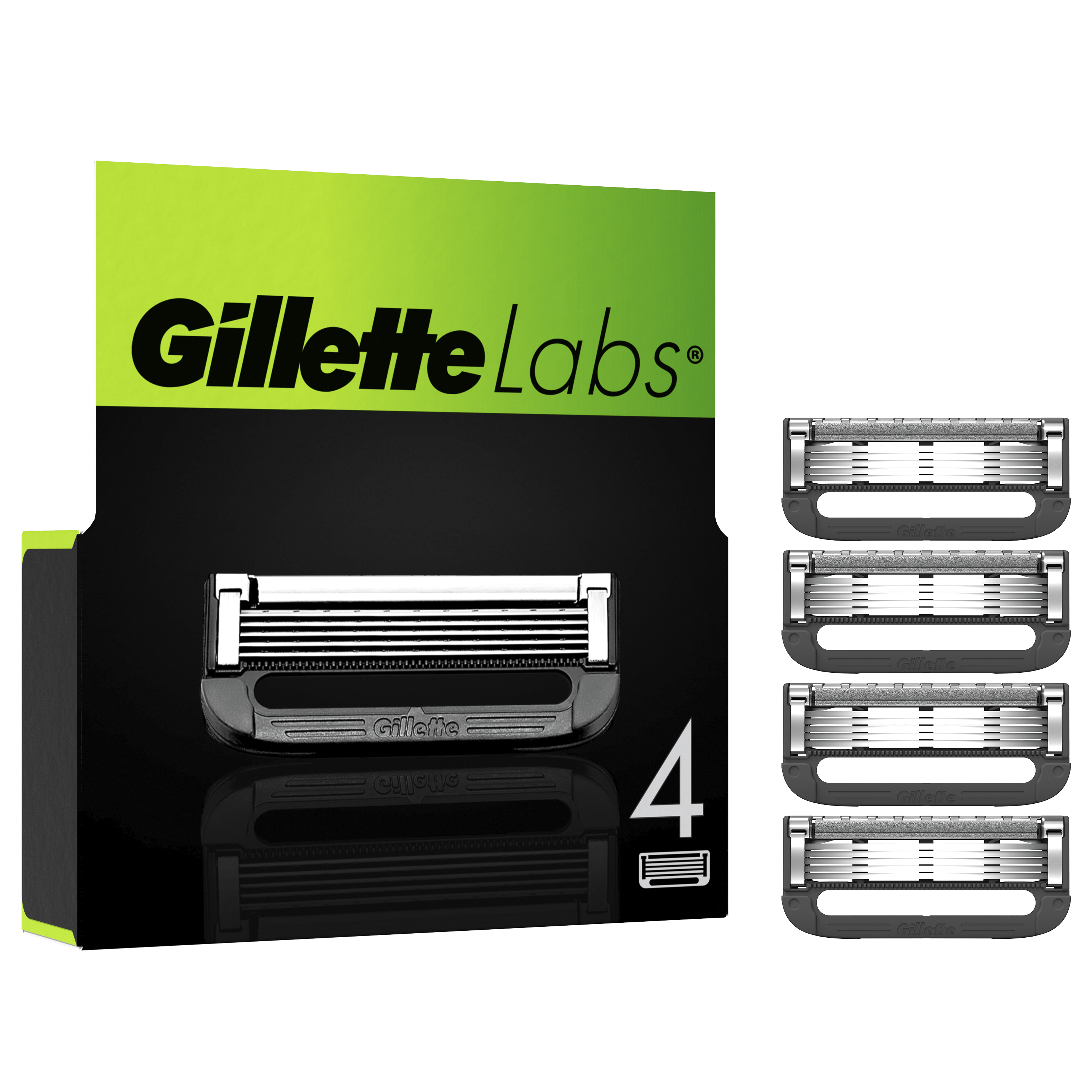 Gillette Labs Razor Blades (4-pack) - Rasierausstattung