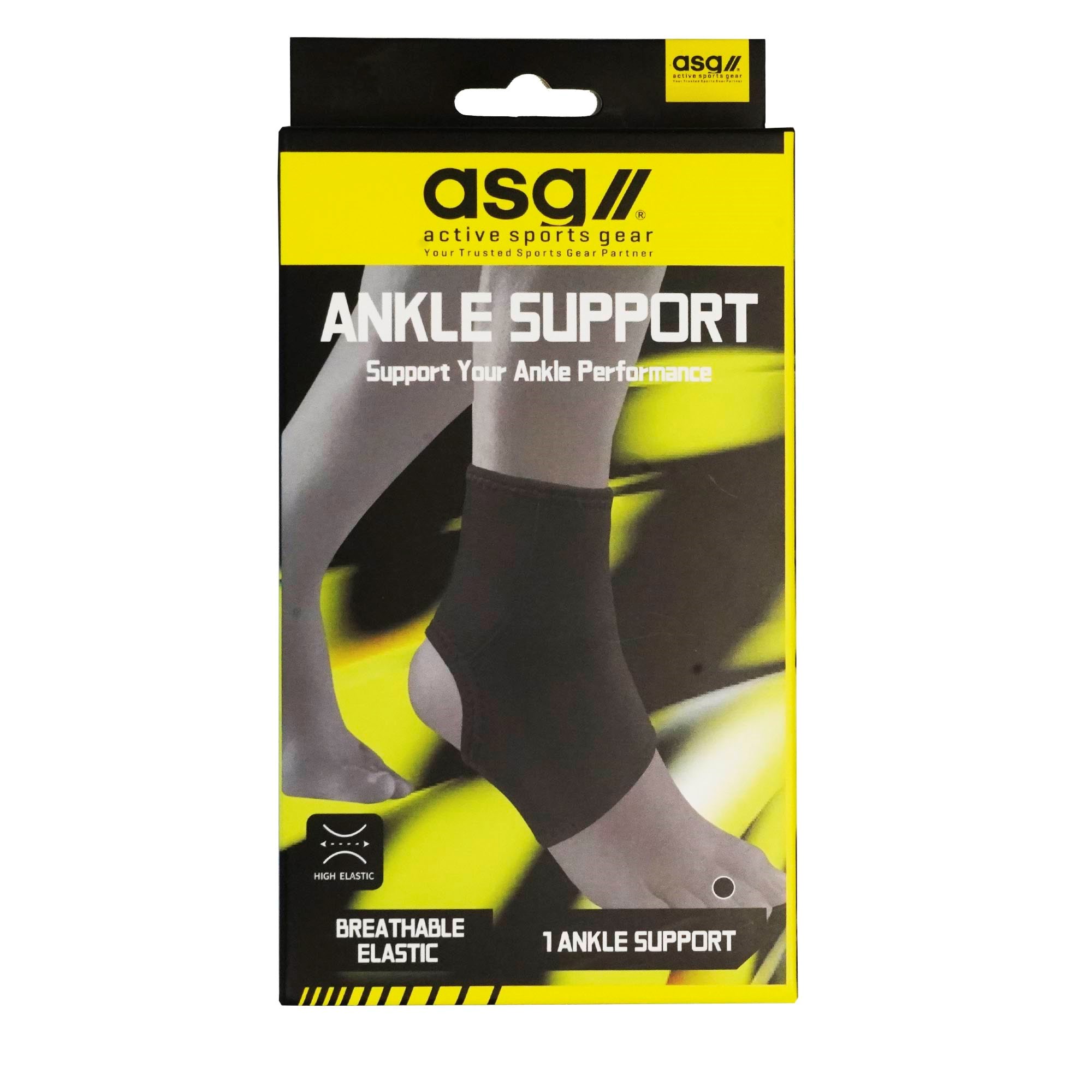 Asg Neoprene Ankle Support S - Sport Fitness