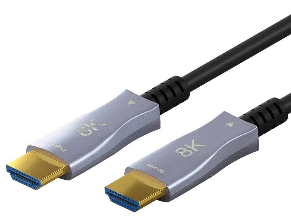 Pro Hdmi 2.1 Hybrid - 10m - Schwarz - Display Kabel Hdmi21baoc-10
