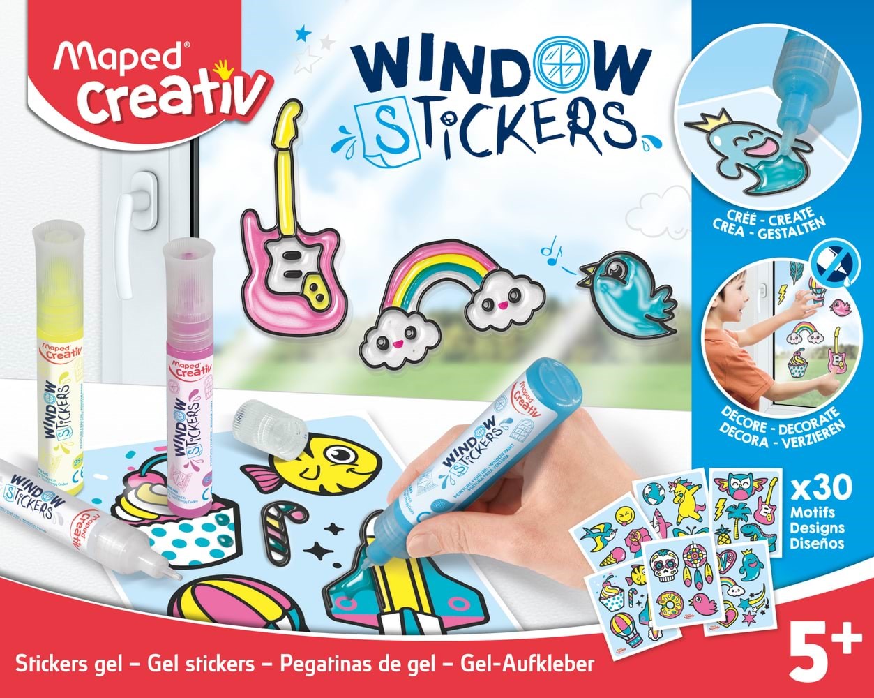 Maped Creativ Window Stickers - Utensilien Zum Schreiben Und Zeichnen 907036