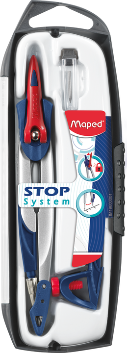 Maped Stop System Compass 3-piece - Utensilien Zum Schreiben Und Zeichnen