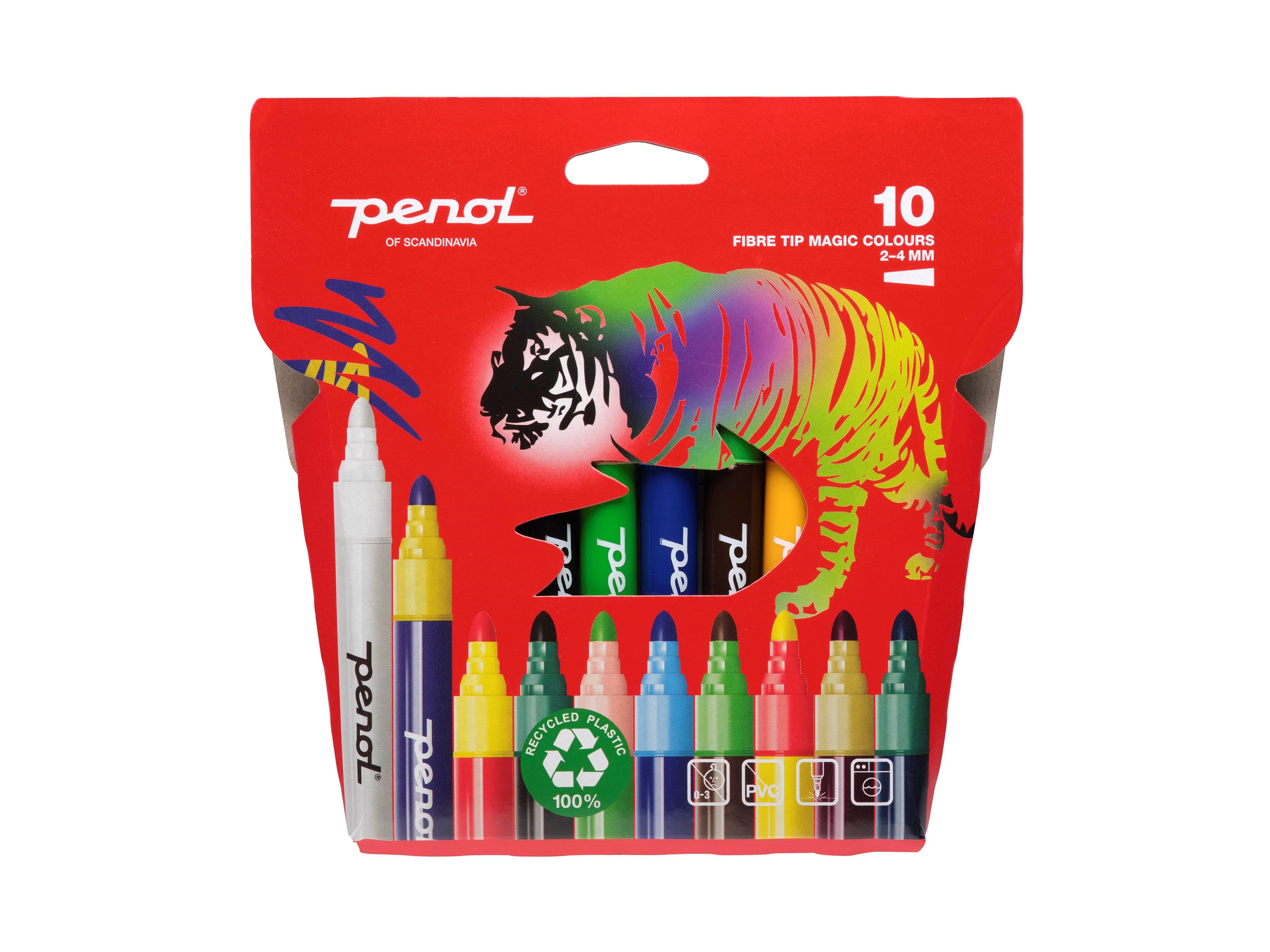 Penol Fibre Tip Magic Pens X10 - Utensilien Zum Schreiben Und Zeichnen 16000007