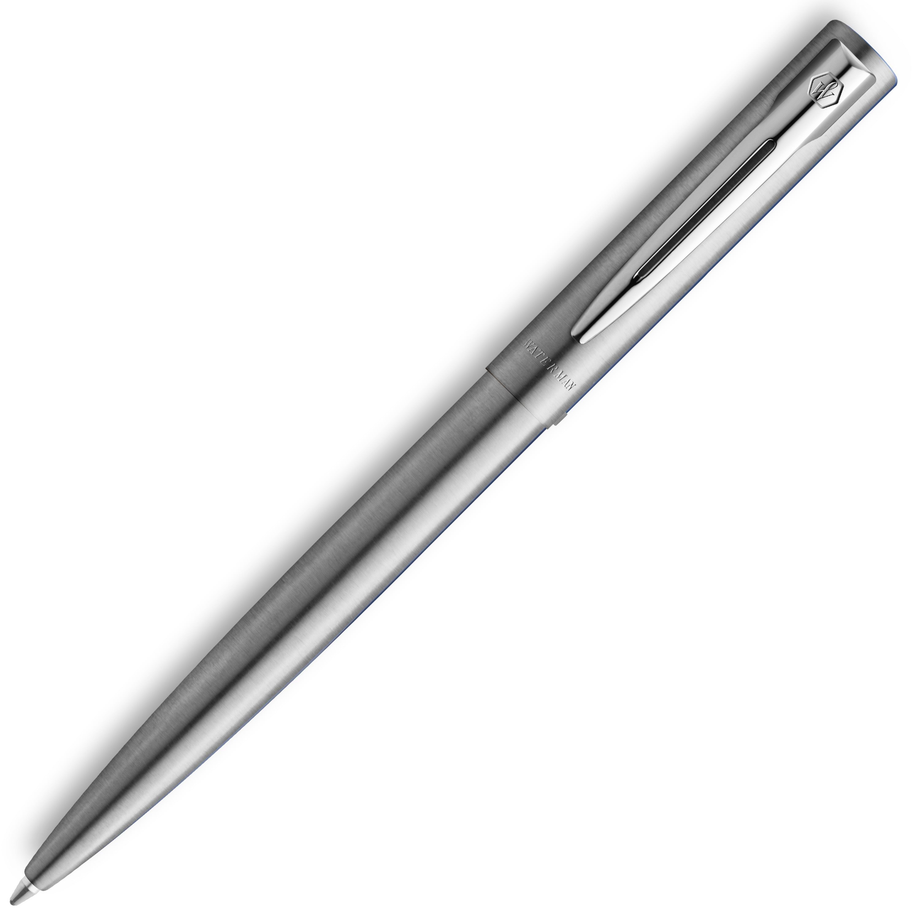 Waterman Allure Kugelschreiber | Edelstahl | Mittlerer Punkt | Blaue Tinte - Utensilien Zum Schreiben Und Zeichnen