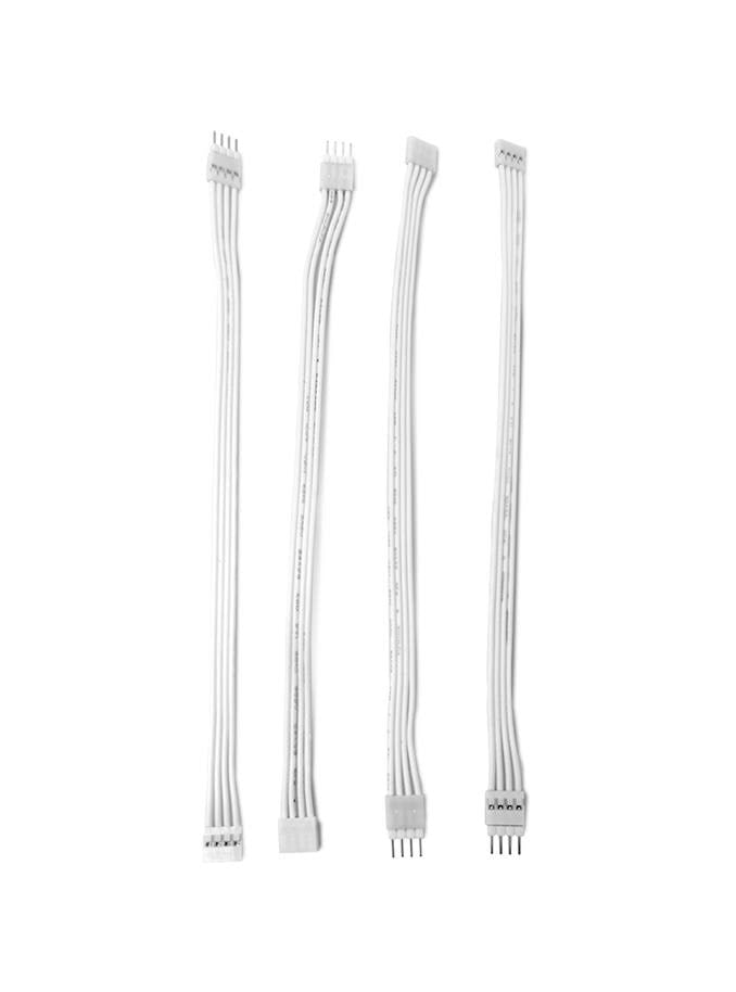Light Solutions Cable For Philips Hue Gradient Lightstrip - 15cm - White - 4 Pcs - Smart Home