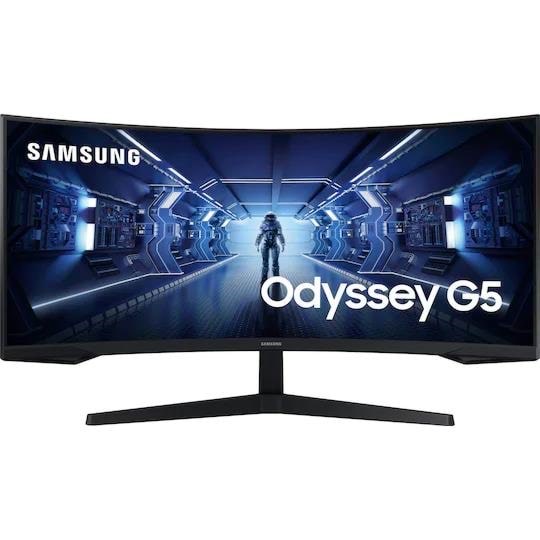 34" Samsung Odyssey G5 C34g55twwp - 3440x1440 (Uwqhd) - 165hz - VA - Bildschirm Black Lc34g55twwpxen