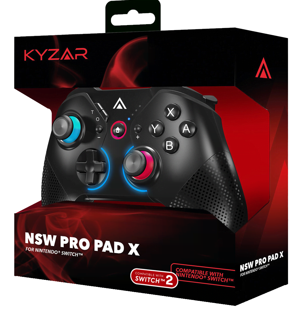 Kyzar Switch Pro - Black - Wireless Controller - Nintendo Switch 2 - Gaming Zubehoer