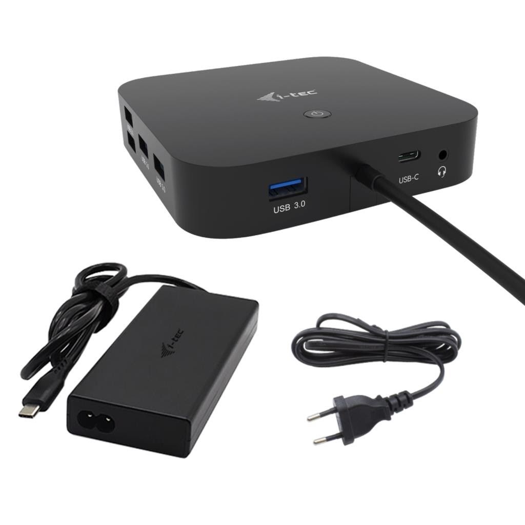 I-tec Usb-c Hdmi Dual DP Docking Station With Power Delivery 100 W + I-tec Universal Charger 100 W - Dockingstationen