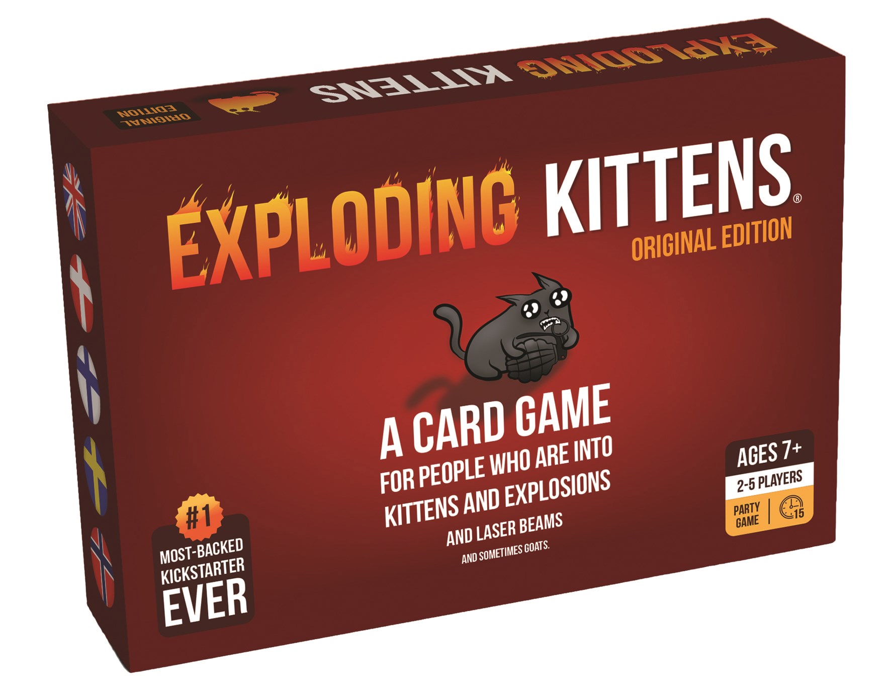 Exploding Kittens Original Nordic - Brettspiele