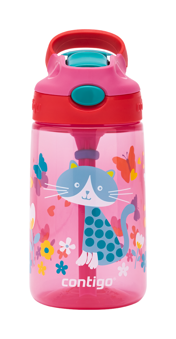Contigo Gizmo Flip Cherry w Cat 420ml - Kuechenzubehoer