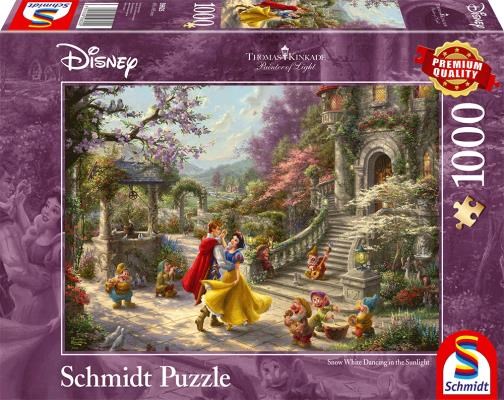 Schmidt Thomas Kinkade Disney Snow White - Dancing With The Prince (1000pc) - Puzzle 59625