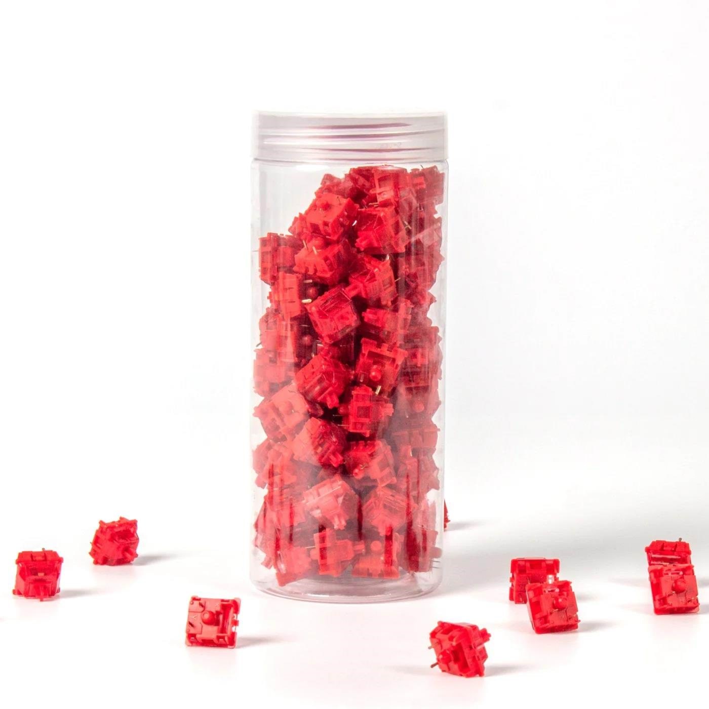Keychron Switch Set - Gateron Phantom Red Switch Set - 110pcs - Systemzubehoer G40