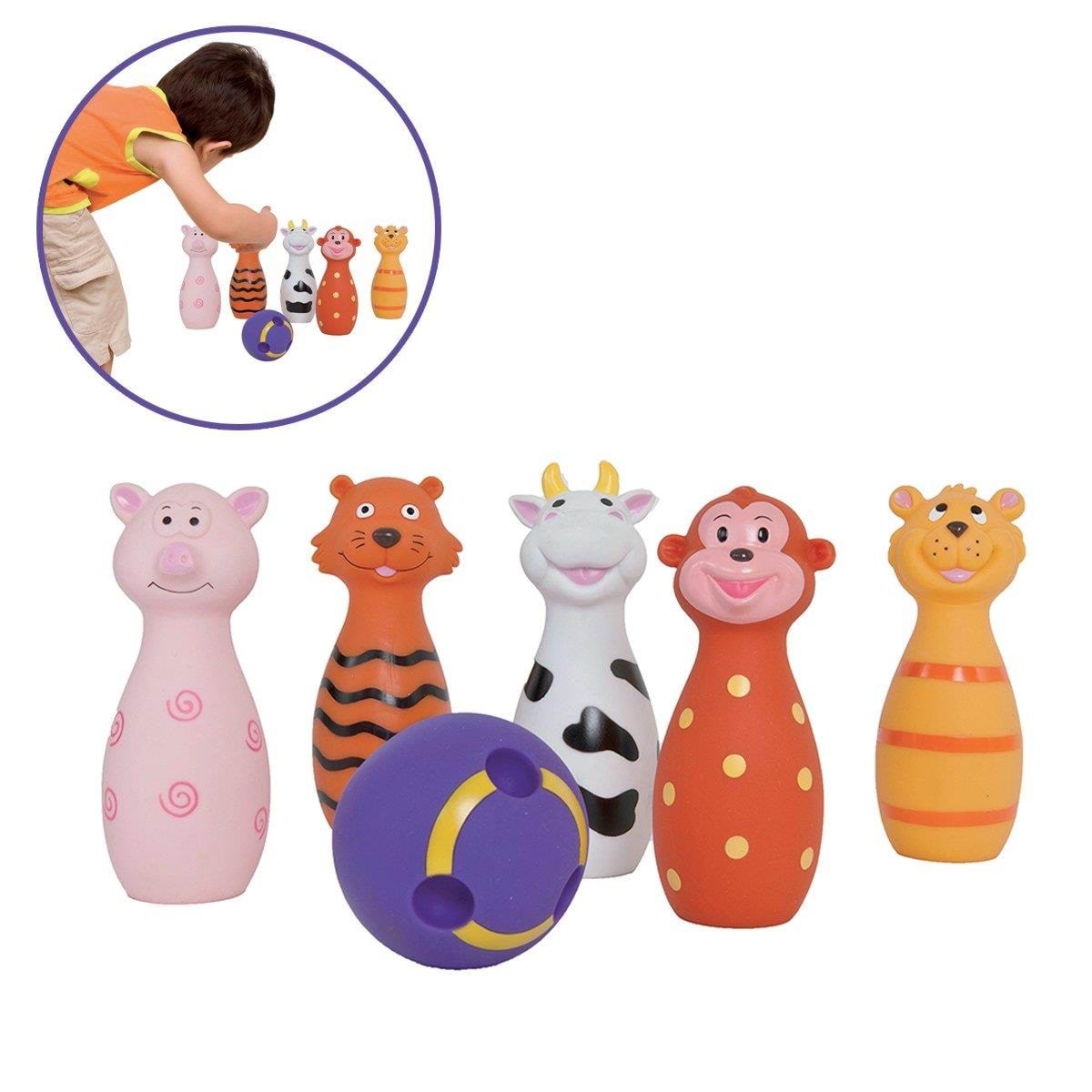 Ludi Baby Bowling Animals - Baby Spielzeug