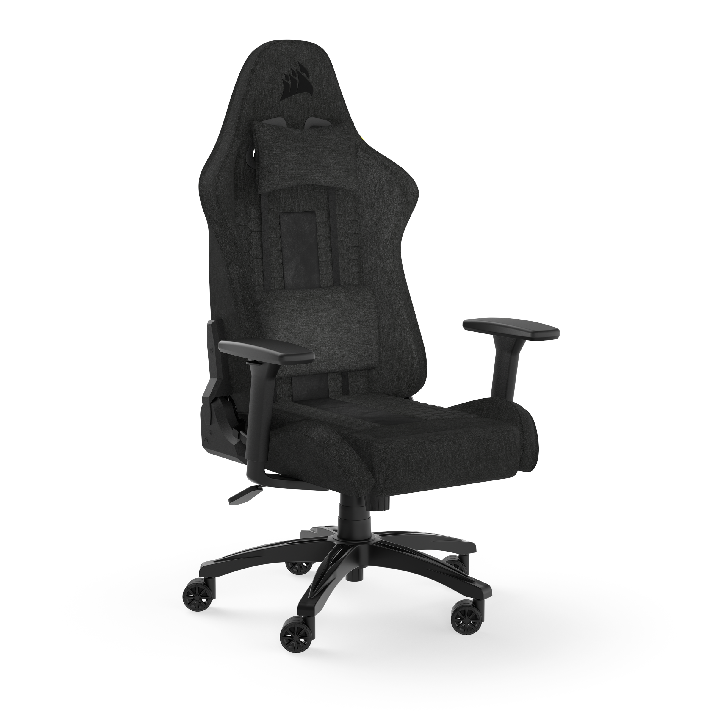 Corsair Tc100 Relaxed Fabric Gaming Stuhl - Schwarz - Stoff - Bis zu 120 kg - Gaming Stuehle