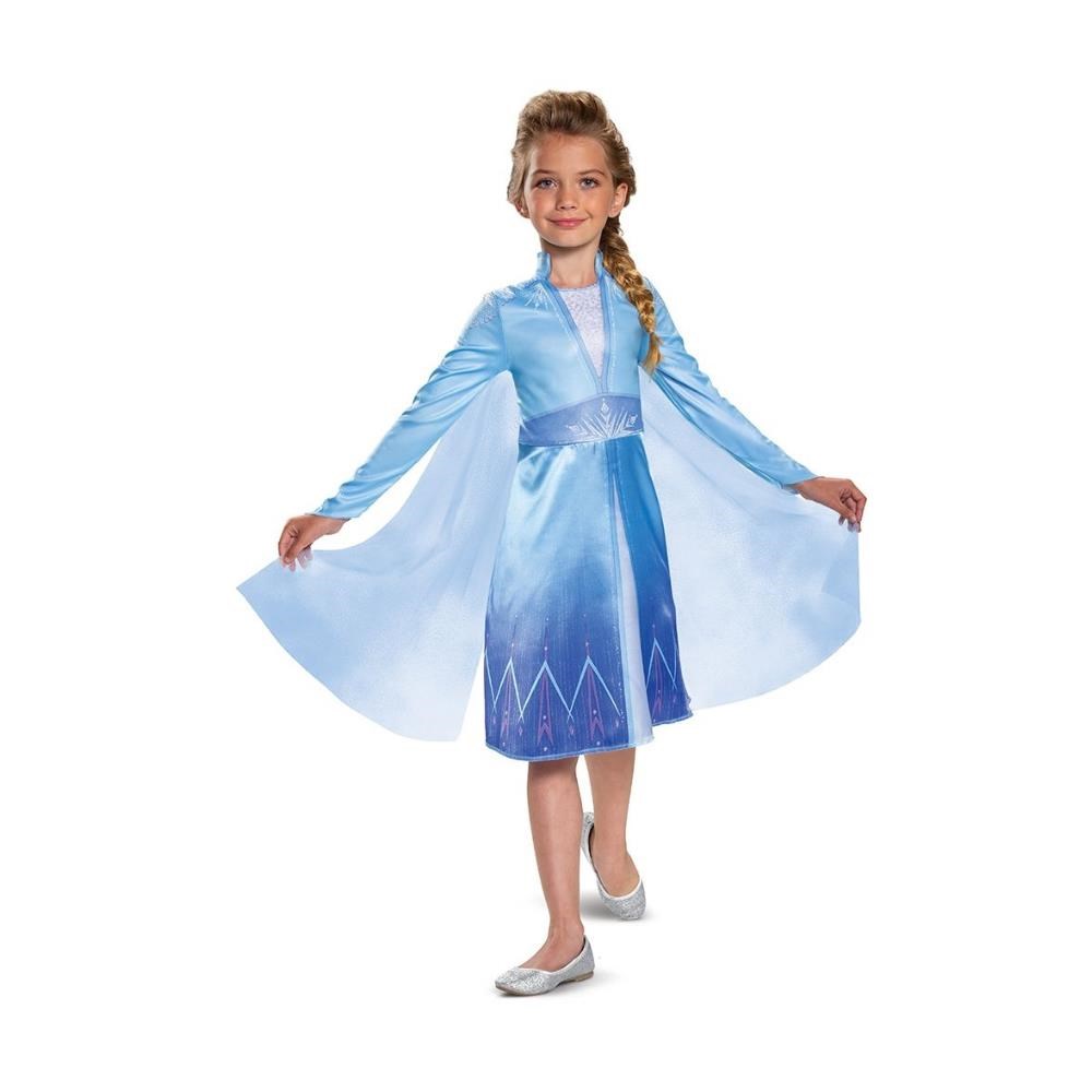 Jakks Disguise - Classic Costume - Elsa Traveling Dress (128 cm) - Kostueme 129979k-eu-6