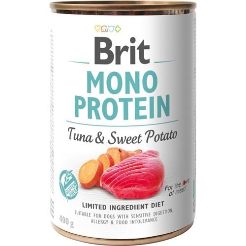 Brit Mono Protein Tuna & Sweet Potato 400g - Hunde