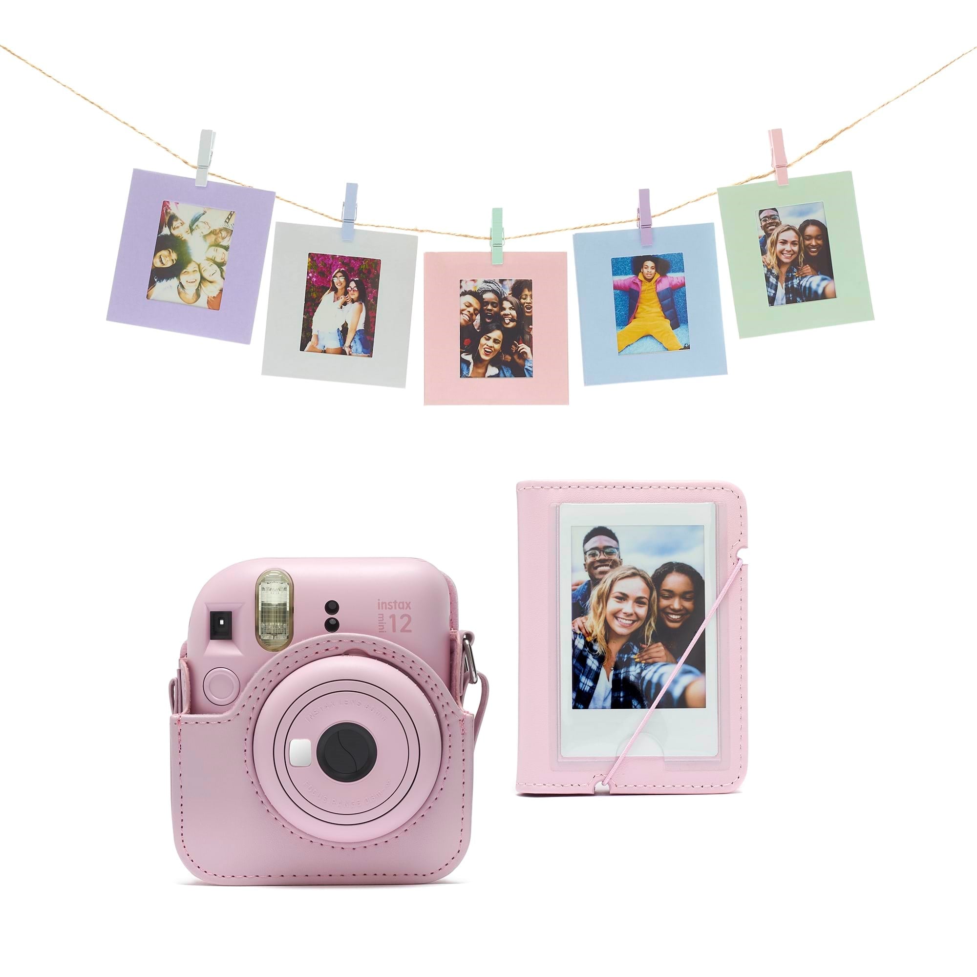 Fujifilm Instax Mini 12 Accessory Kit - Blossom Pink - Foto Video Zubehoer