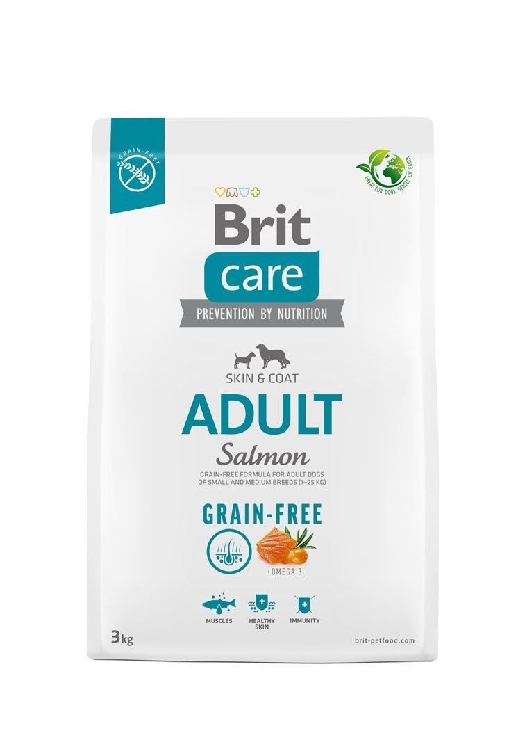 Brit Care Dog Grain-free Adult Salmon 3kg - Hunde