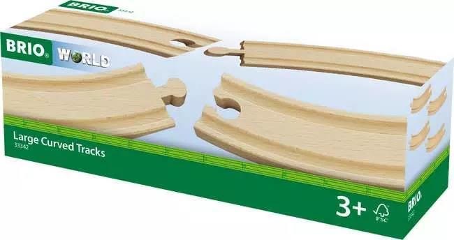 Brio World - Large Curved Track For Railway - Brio Train 33342