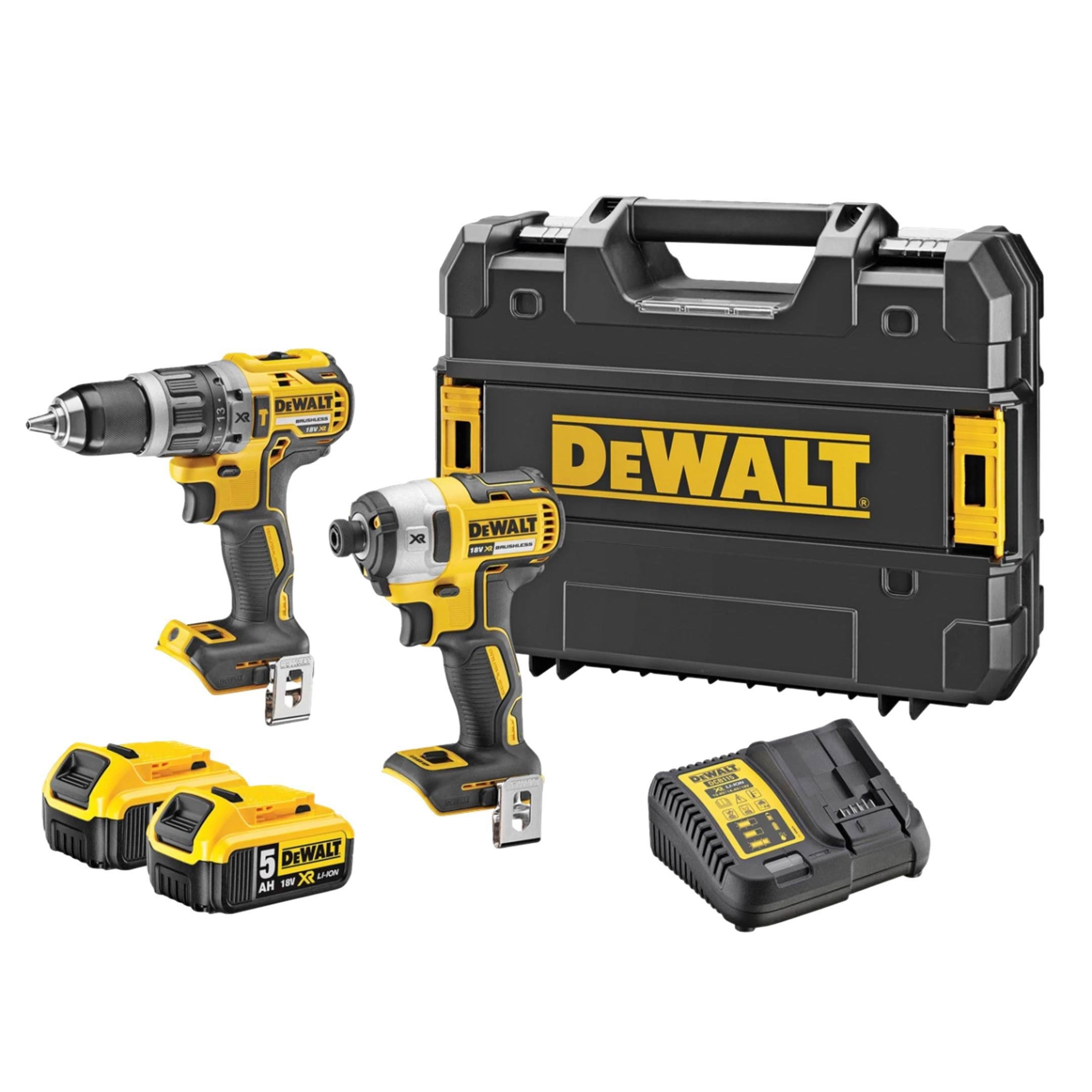 Dewalt Dck266p2t 18v XR Brushless Twin Kit - 2 X 5ah - Haus Garten