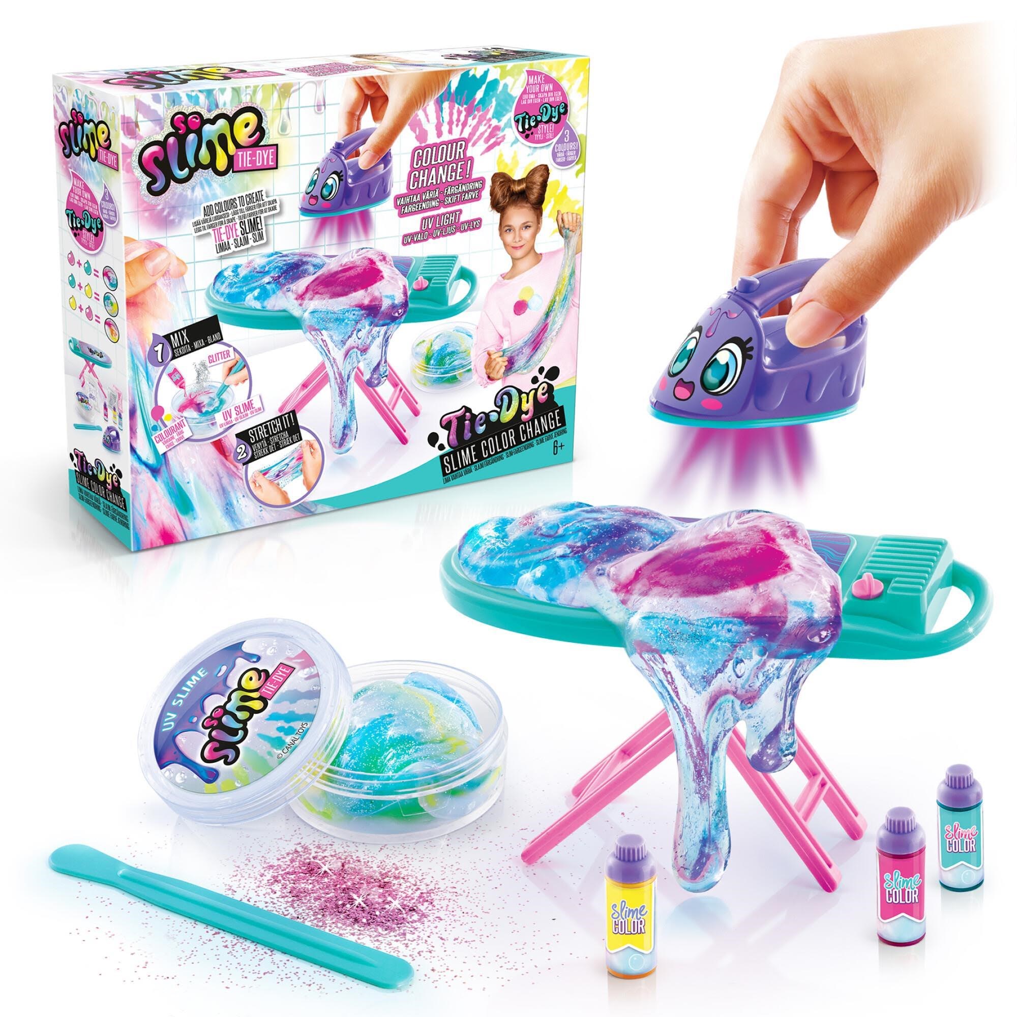 So Slime Tie Dye Color Change Table & Iron - Puppen Zubehoer 1158